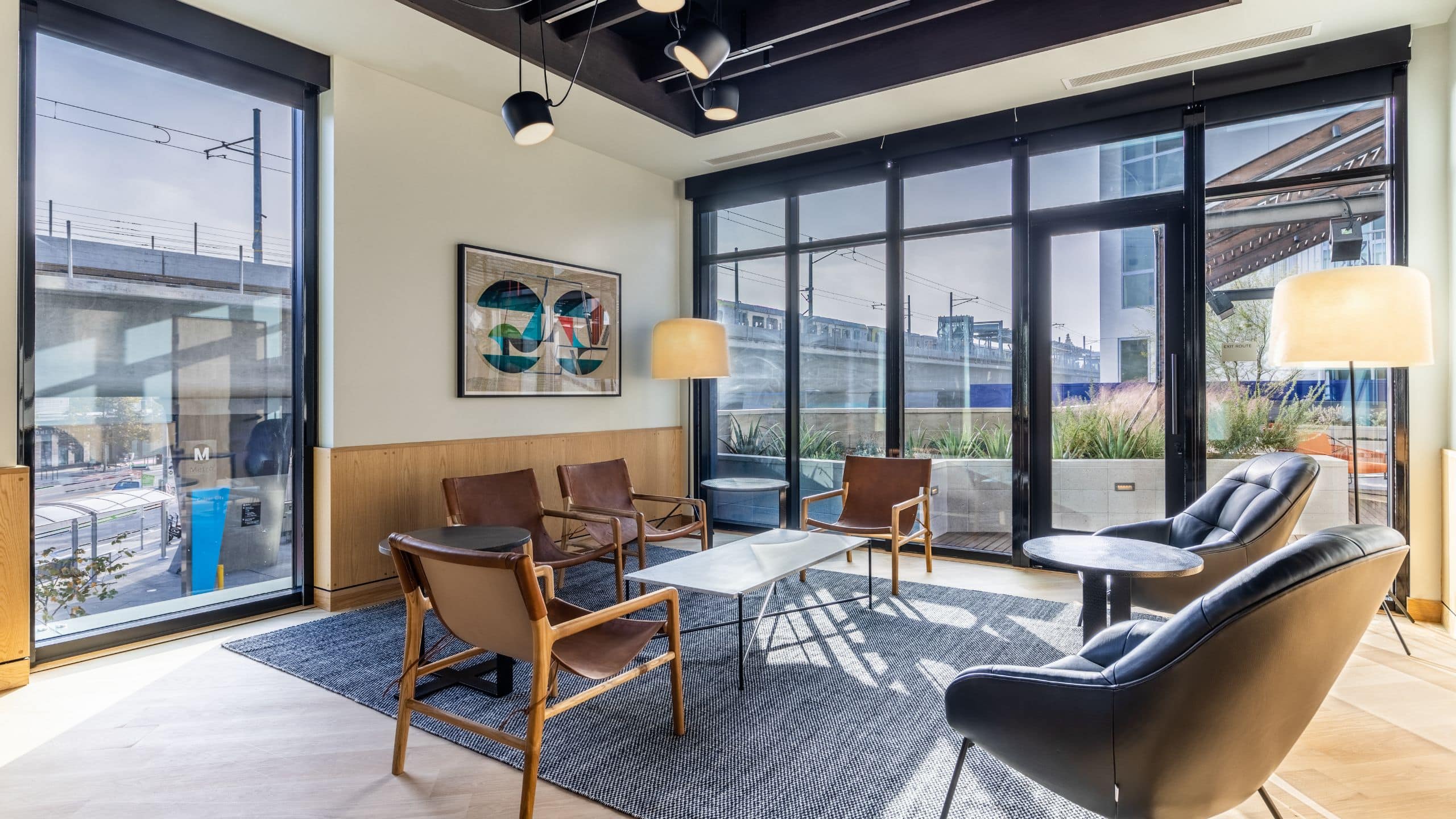 The Shay Blackwelder Boardroom Sitting Area