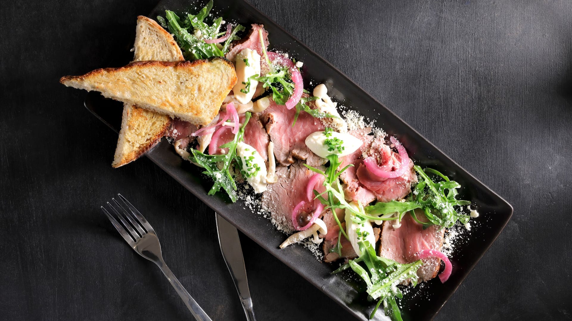 Hyatt House Johannesburg Sandton Carpaccio Dish