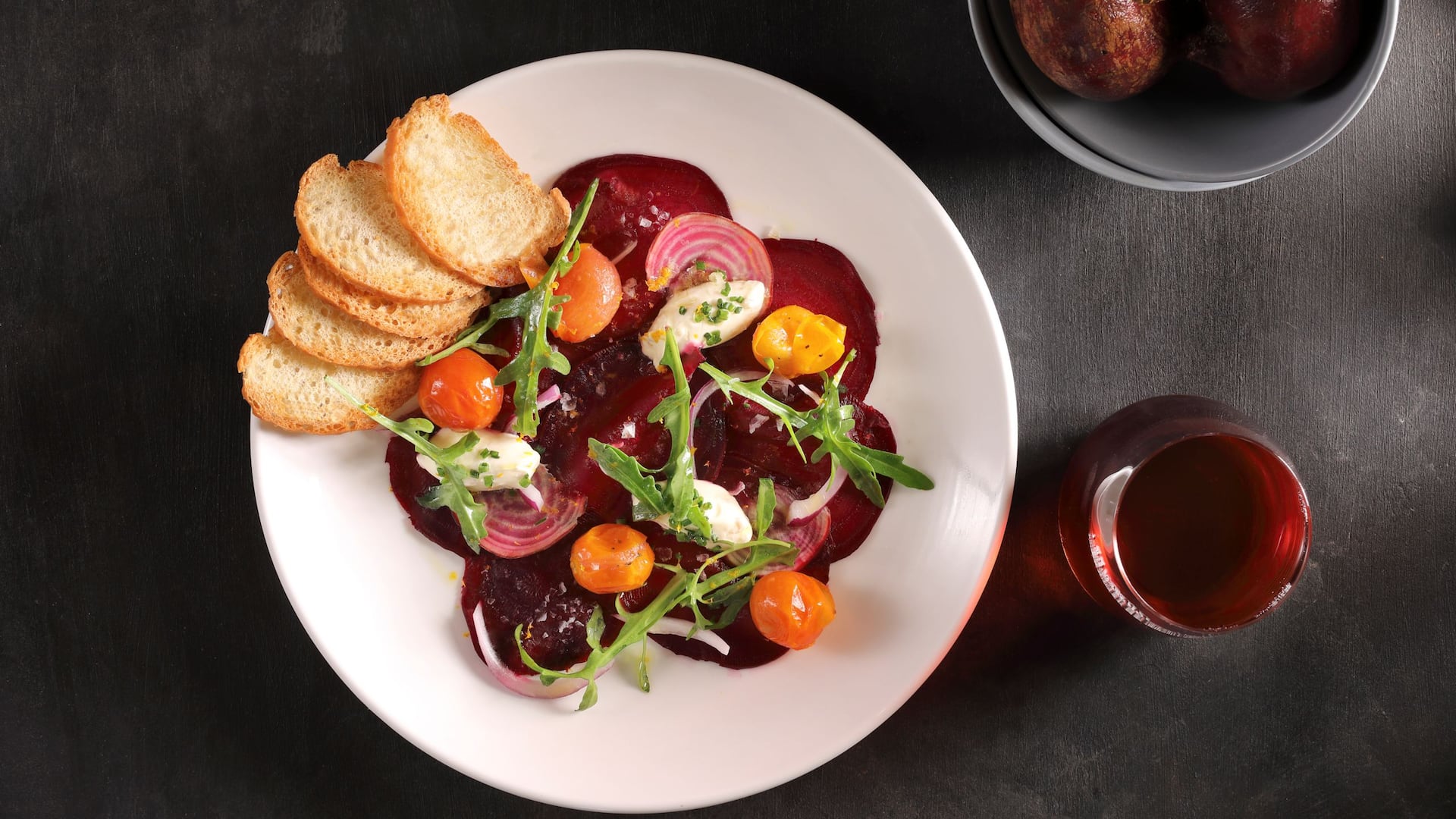 Hyatt House Johannesburg Sandton Beetroot Carpaccio