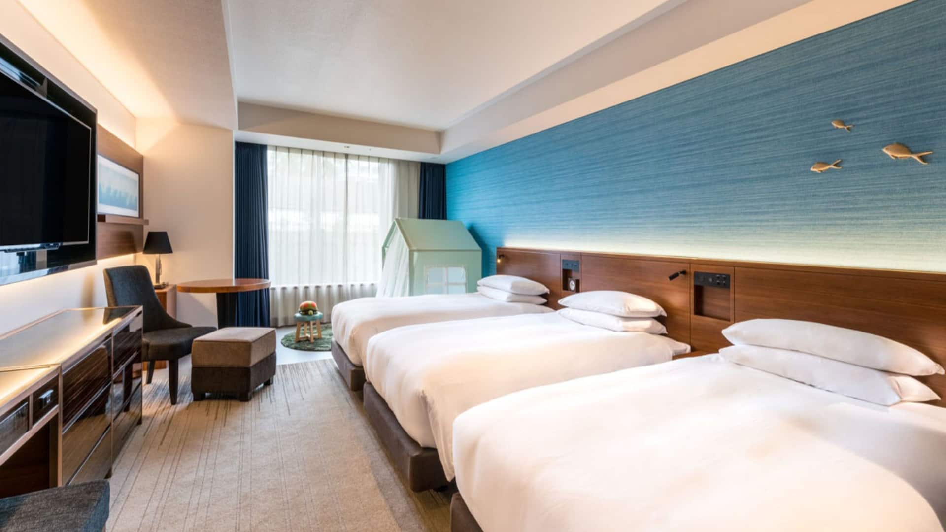 Hyatt Regency Tokyo Bay Three Twin Family Guestroom