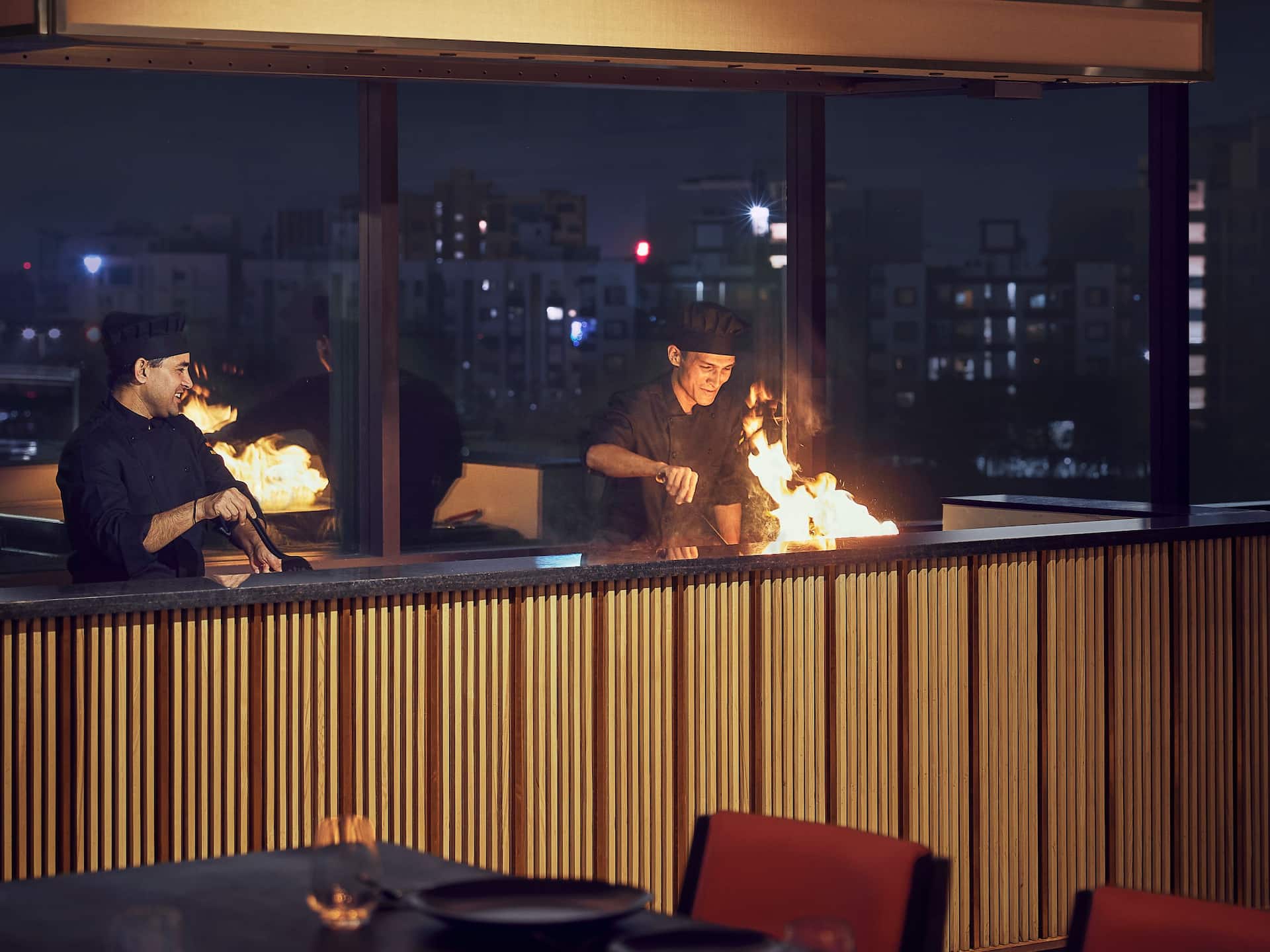 Hyatt Place Vadodara Zing Teppanyaki Counter