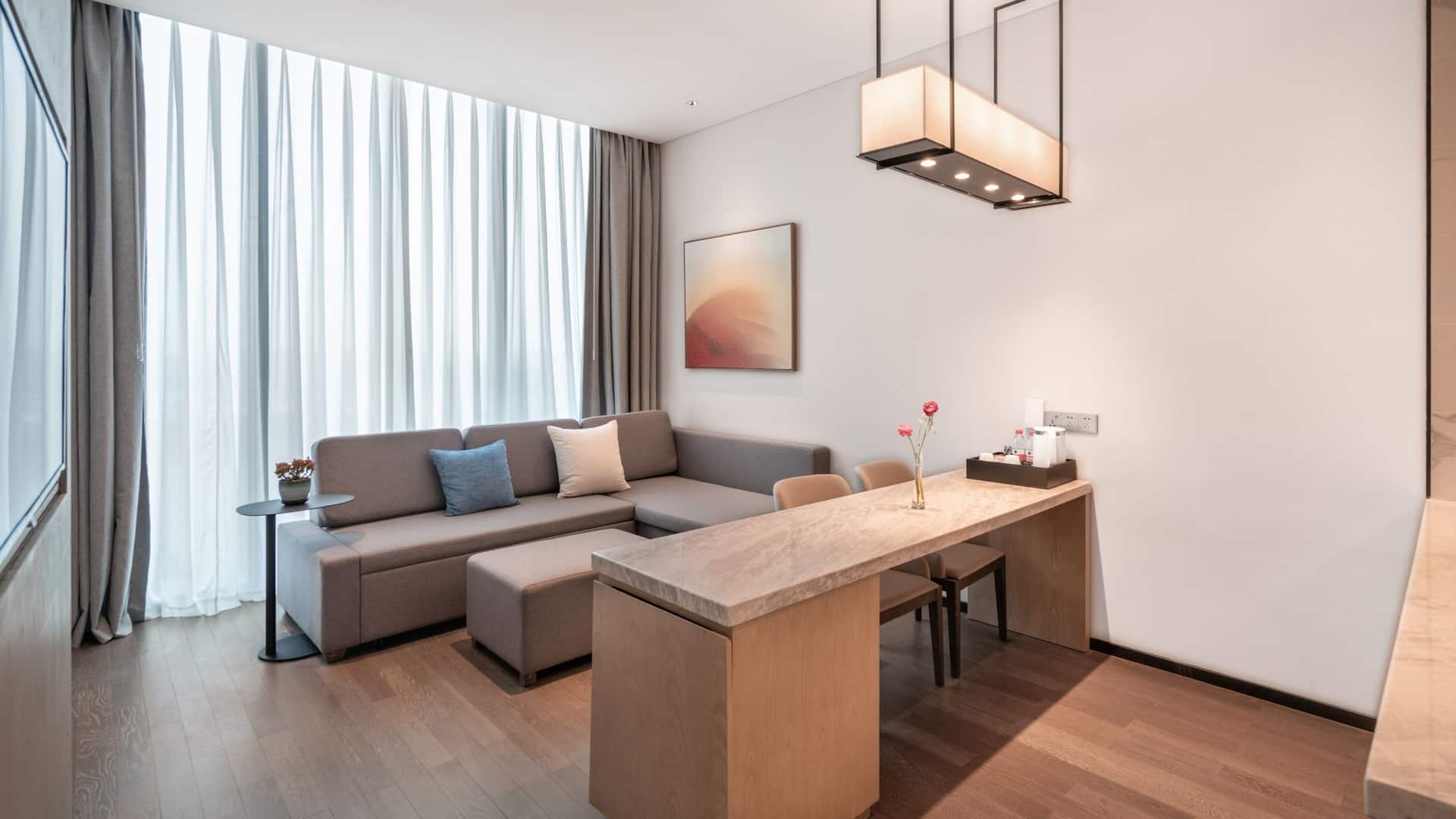 Hyatt Place Changsha Airport Kitchen Studio Two Twin Beds