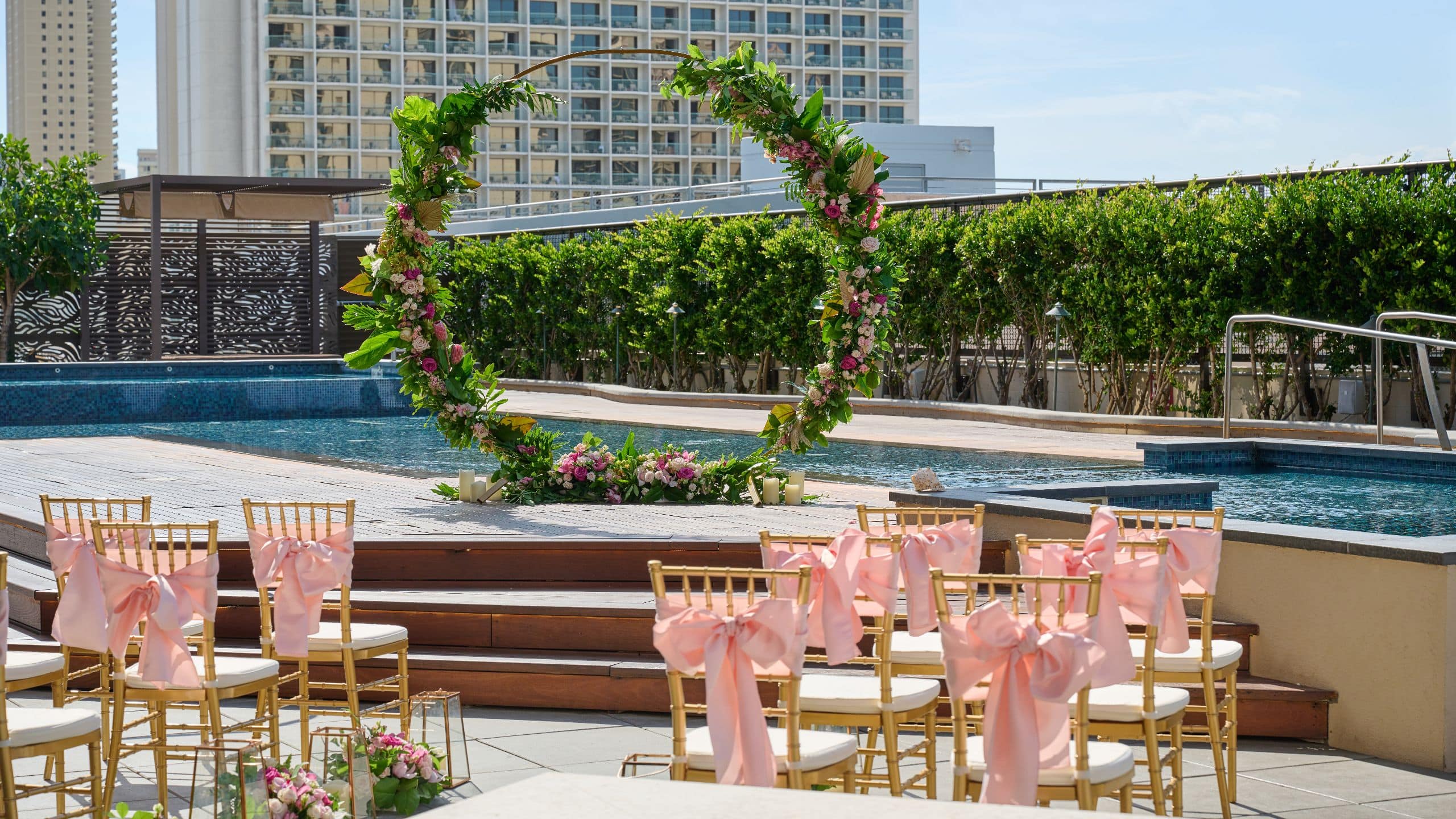 1/1 Hyatt Centric Waikiki Beach Wedding Arch