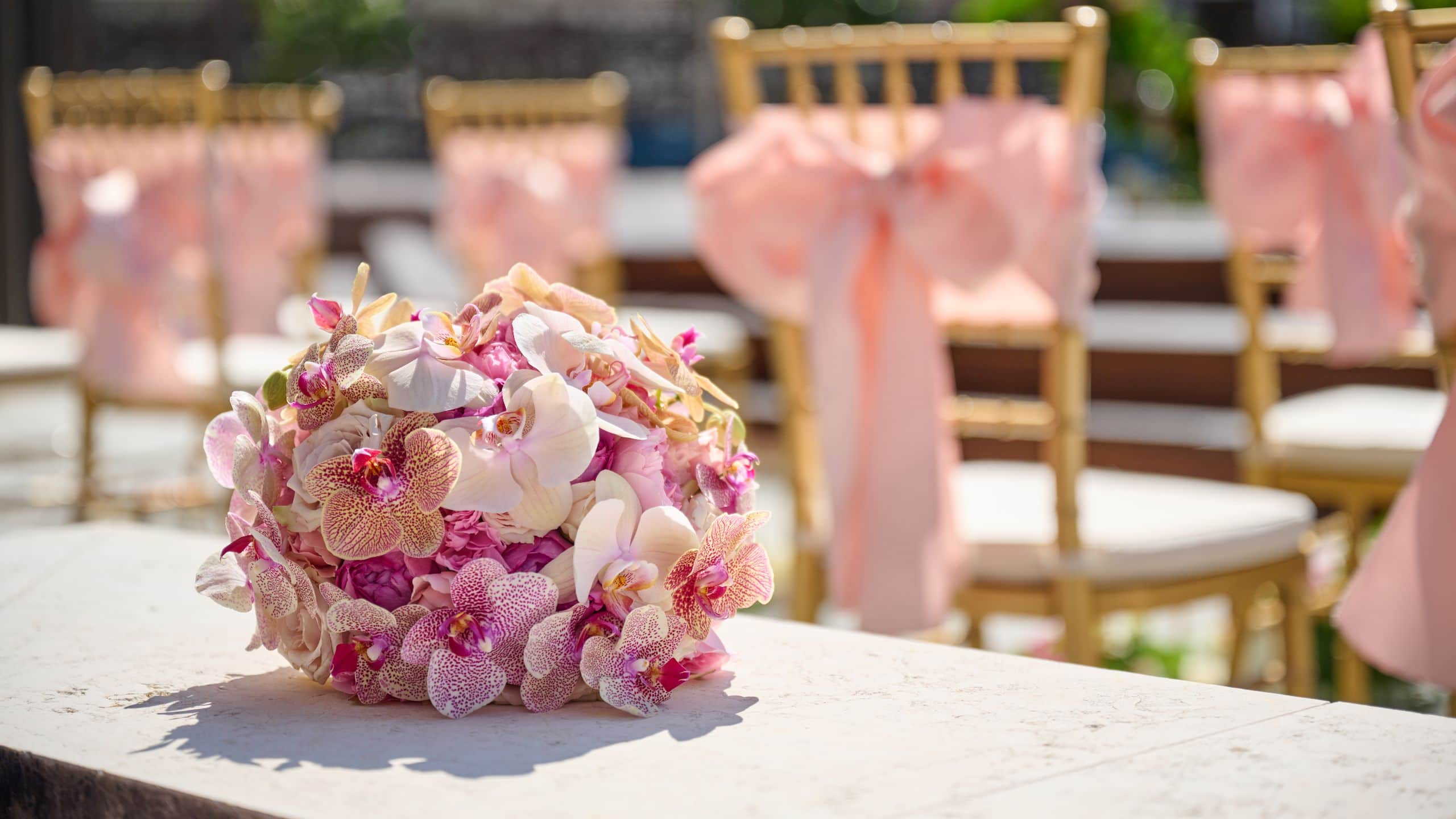 Hyatt Centric Waikiki Beach Wedding Bouquet Close