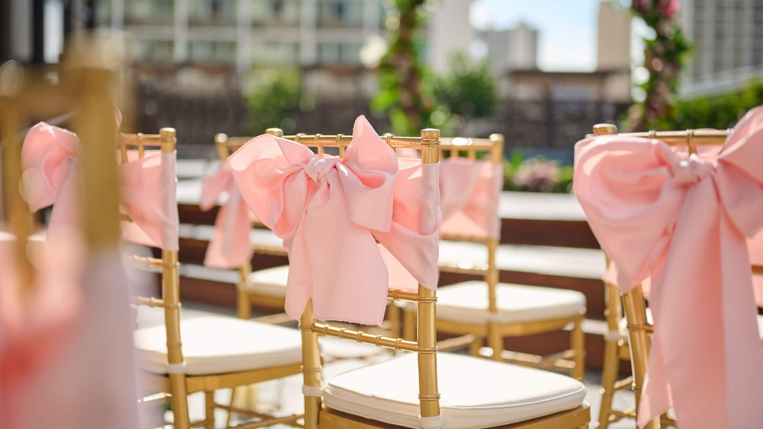Hyatt Centric Waikiki Beach Wedding Chair Sash