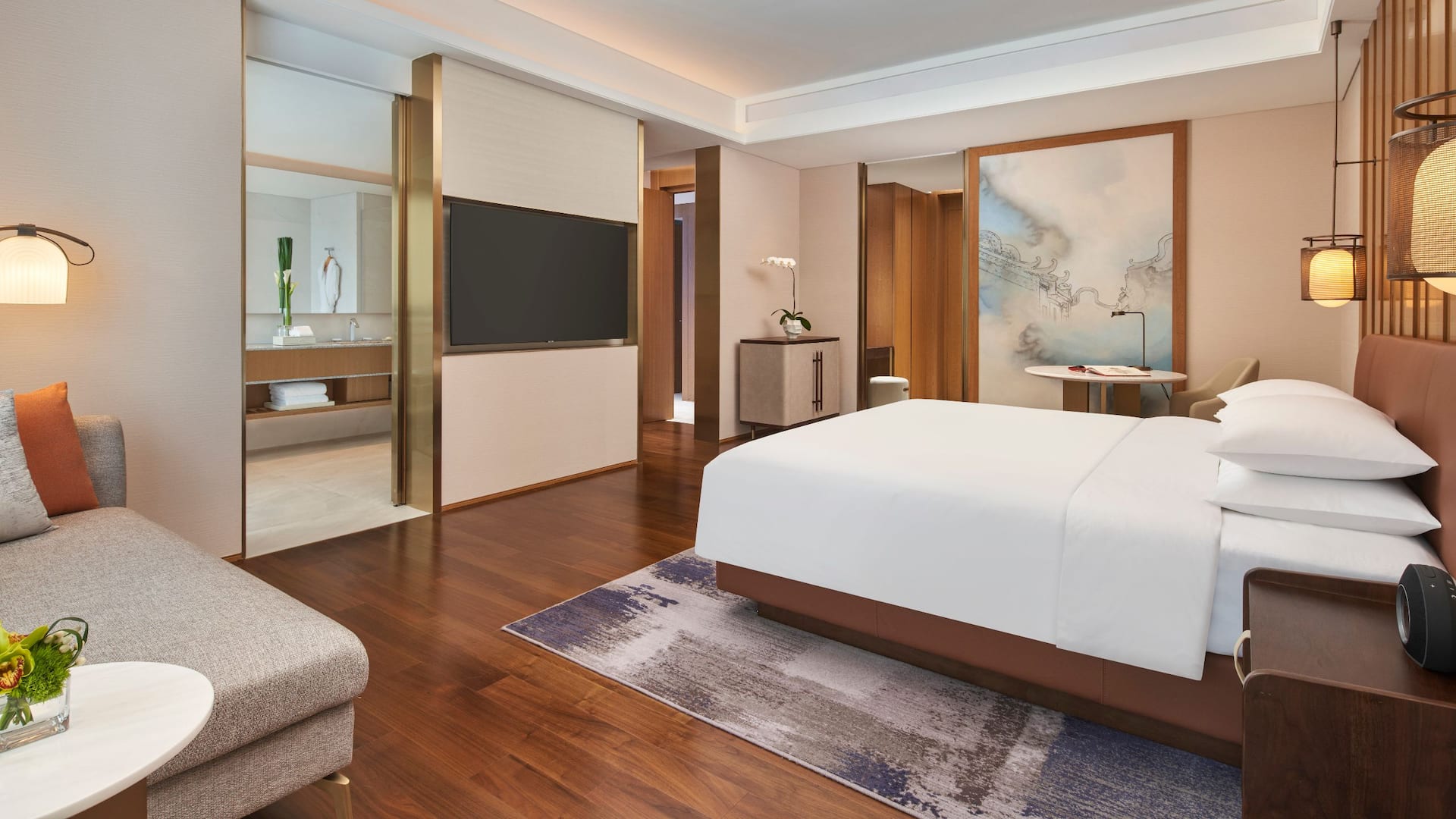 Hyatt Regency Guangzhou Zengcheng Executive Regency Suite Bedroom