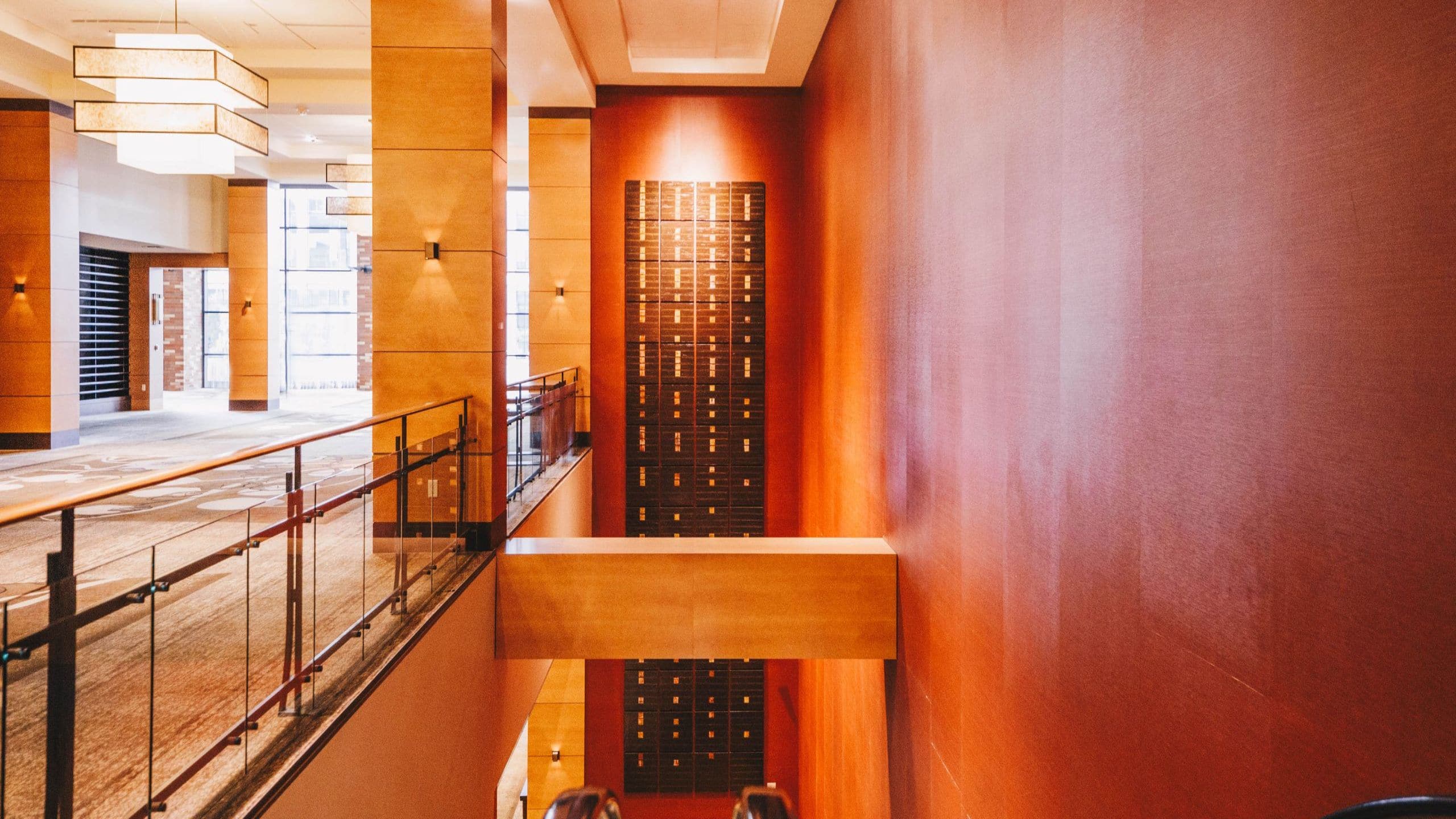 Hyatt Regency Bellevue on Seattle's Eastside Escalator Between Ballrooms Olympic Tower