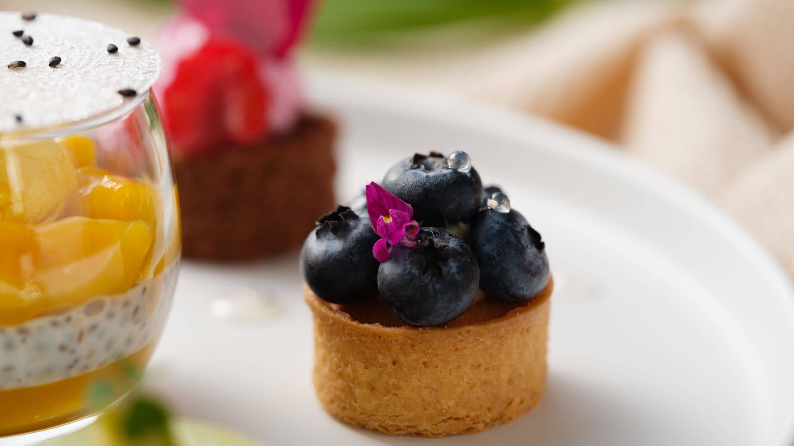 Hyatt Centric Kanazawa Five Cake Set Wellbeing Blueberries