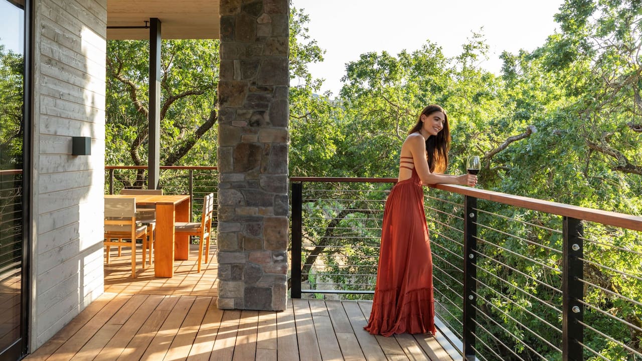 Woman Wine Casual