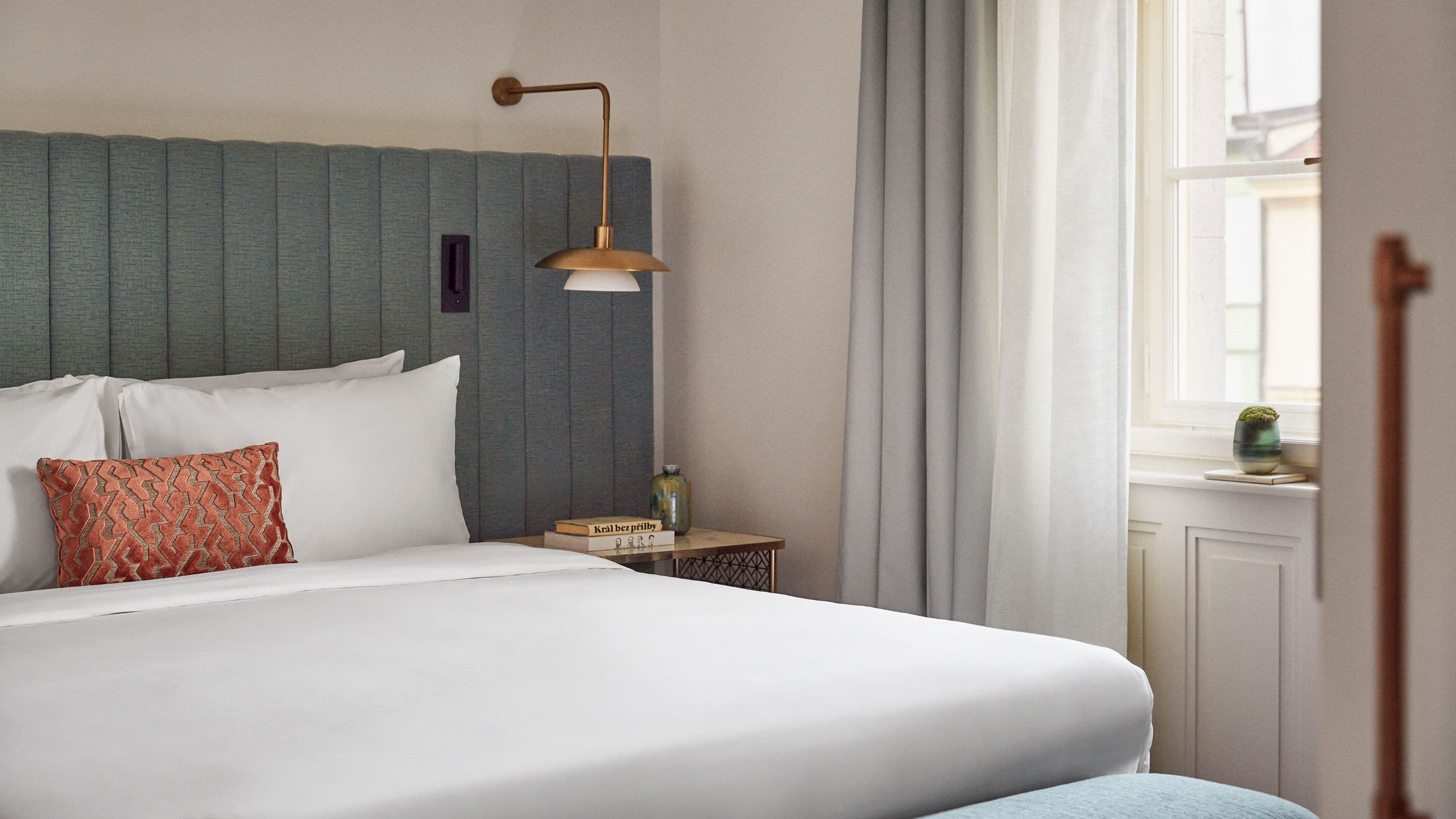 Andaz Prague Winter Garden Deluxe Suite Bedroom