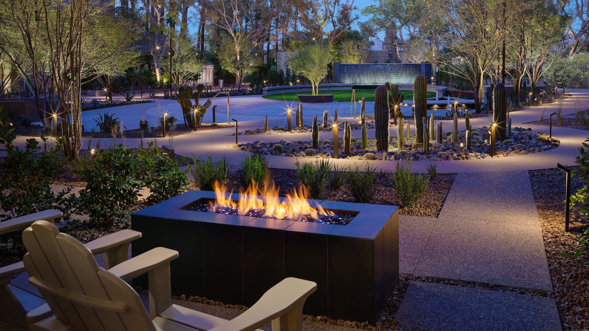 2 of 3 Hyatt Regency Scottsdale Resort & Spa at Gainey Ranch Firepit Room View