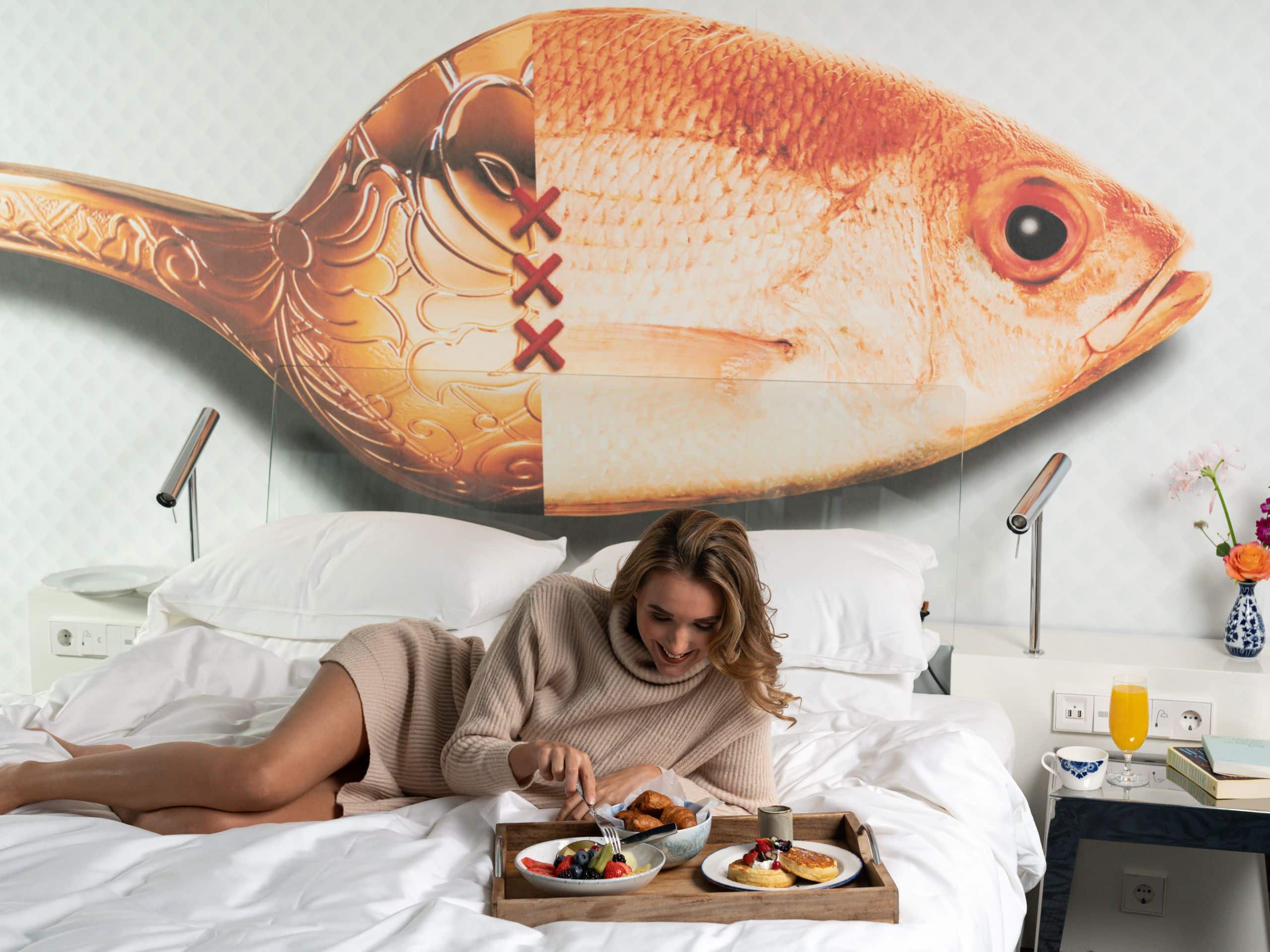 Andaz Amsterdam Prinsengracht Prinsengracht Suite Bedroom Breakfast