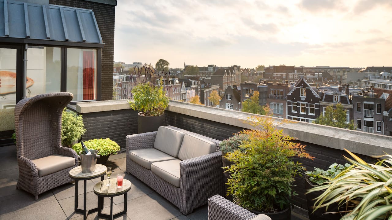 Prinsengracht Suite Terrace Sunset