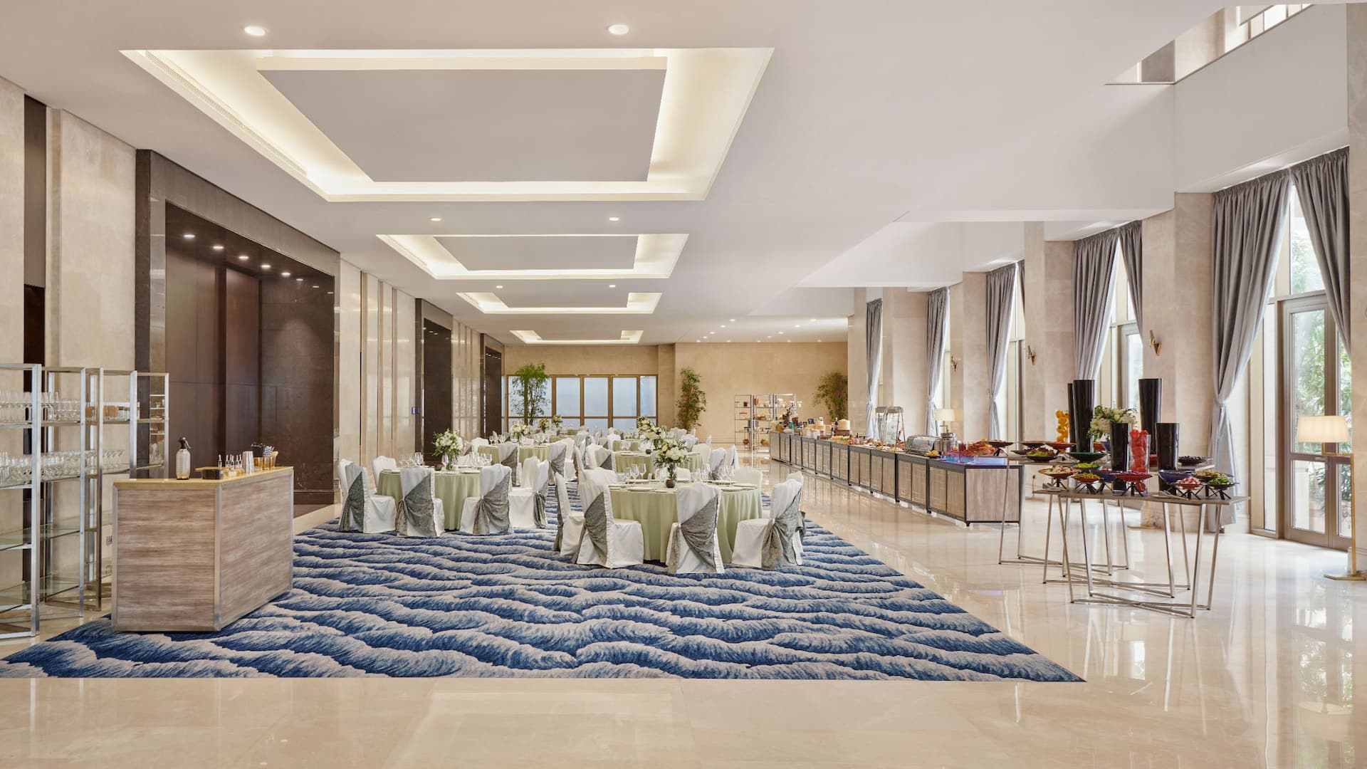 Grand Hyatt Al Khobar Hotel and Residences Ballroom Foyer Wedding