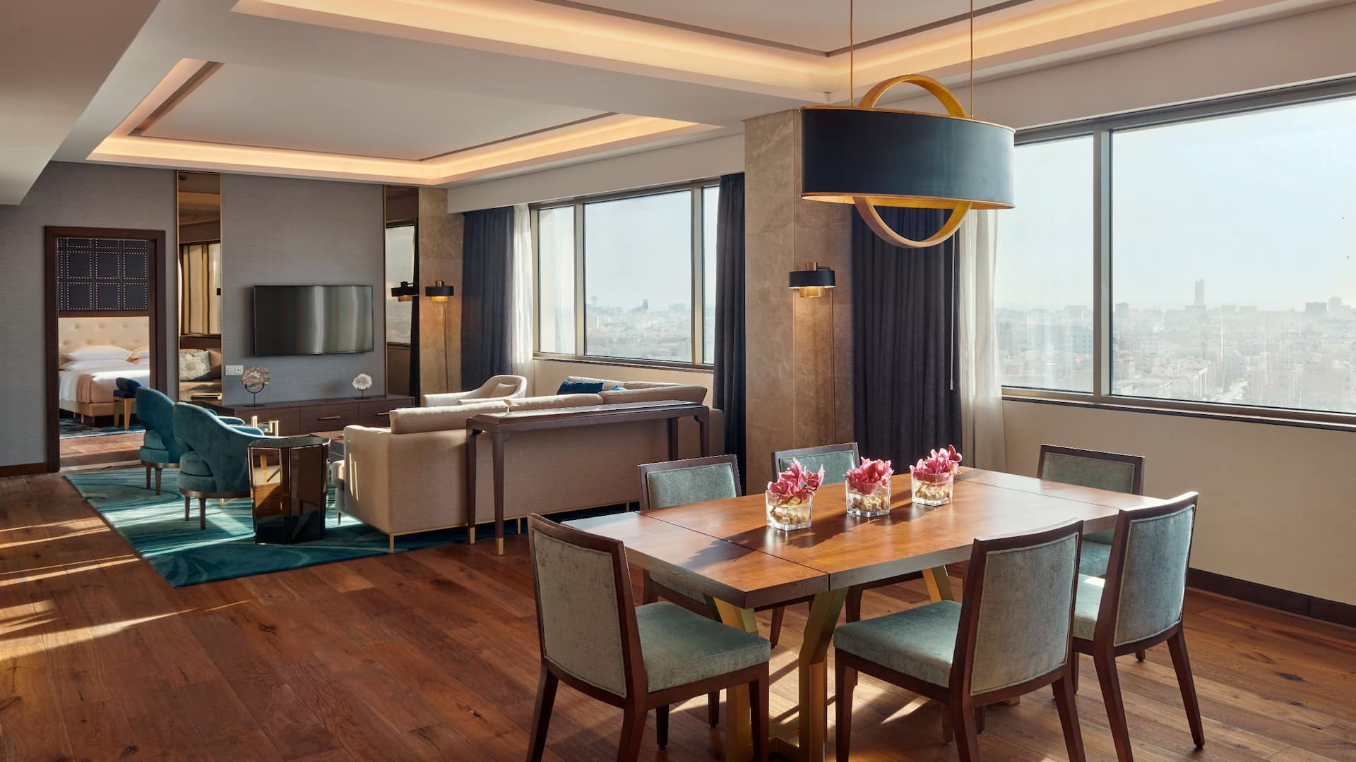 4/5 Grand Hyatt Al Khobar Hotel and Residences Diplomat Suite Living Room