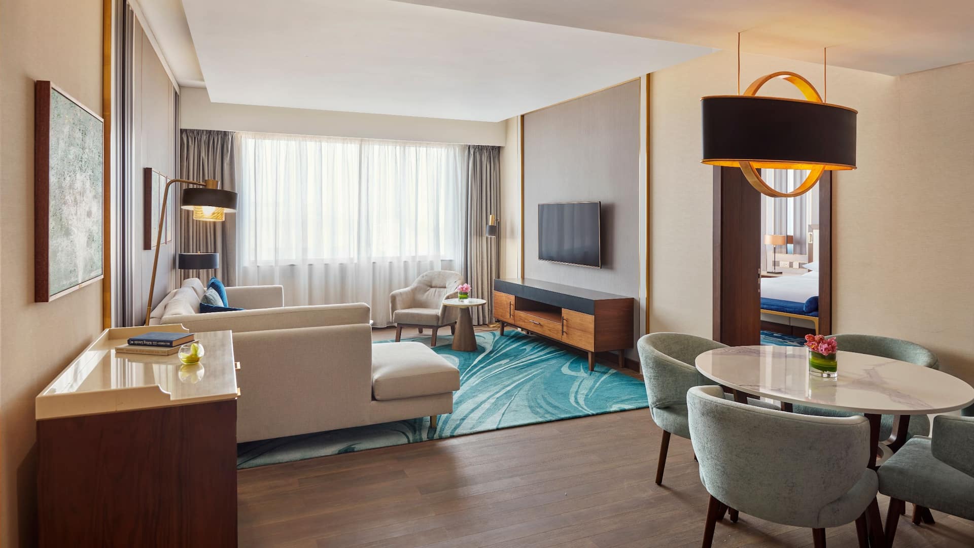 4/5 Grand Hyatt Al Khobar Hotel and Residences Grand Executive Suite Living Room