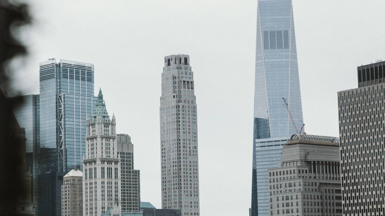 View of World Trade Center from hotel