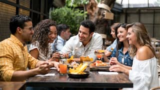 Dine local: 3X points on the menu