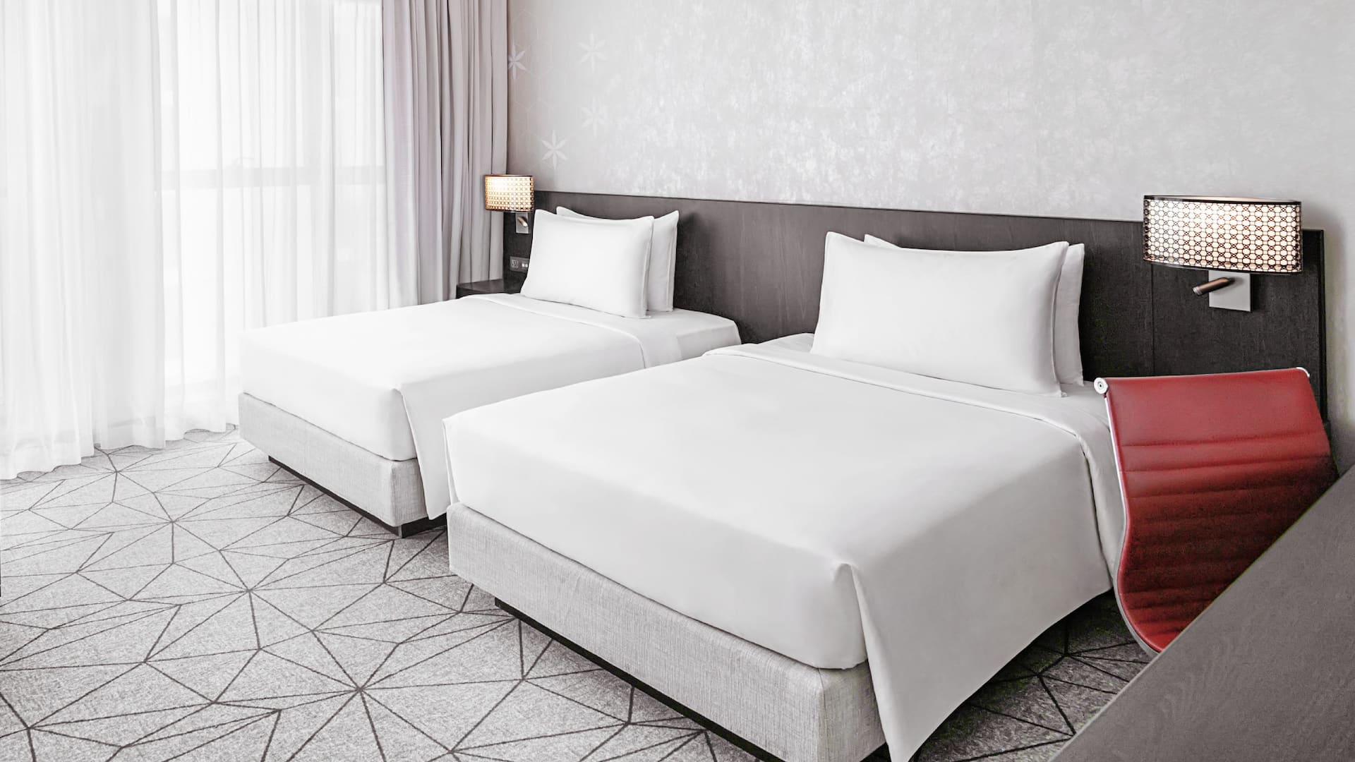 Hyatt Place Dubai Jumeirah Two Twin Guestroom