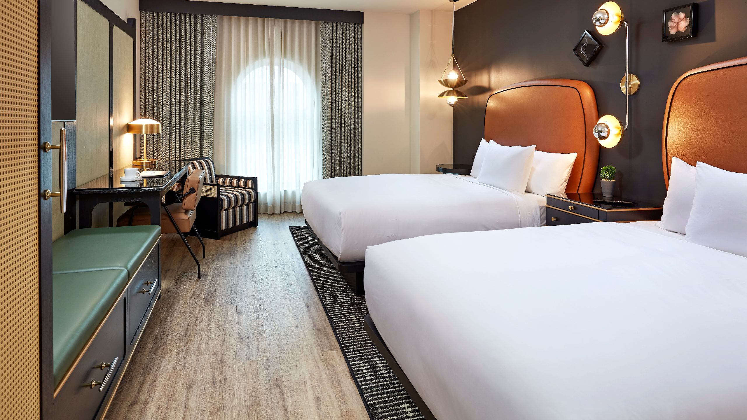 Hyatt Centric Downtown Sacramento Two Queen Standard Layout