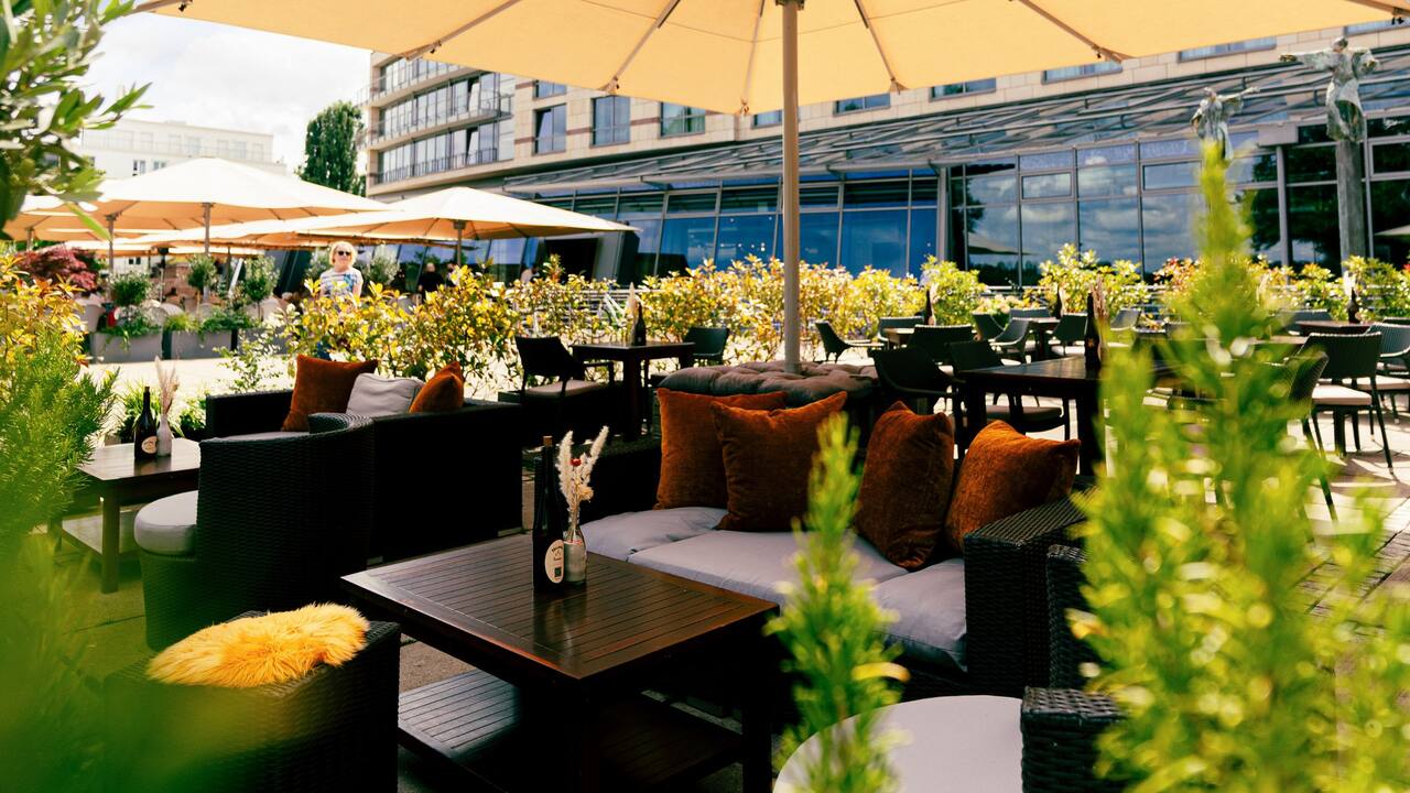 Rheintöchter Terrace Hyatt Regency Mainz