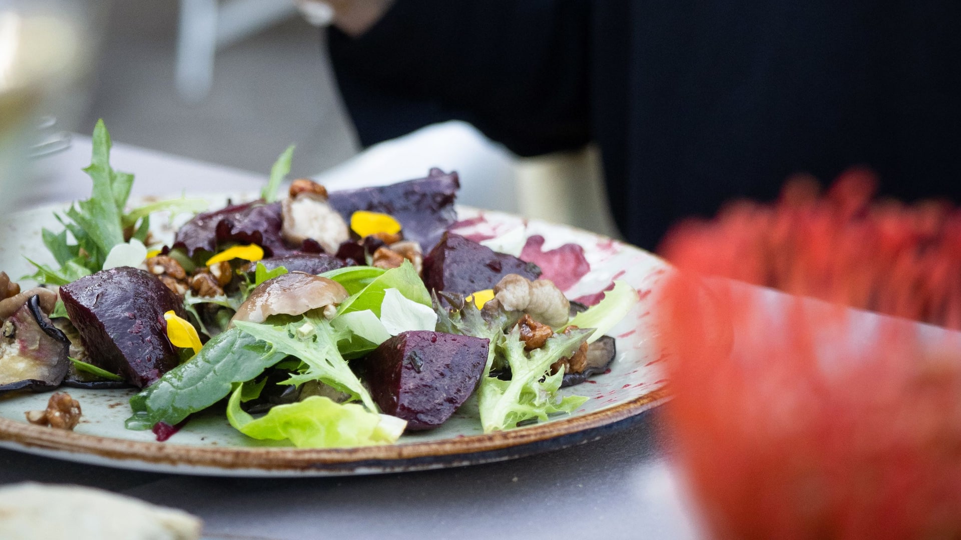Hyatt Regency Mainz Bellpepper Terrace Beetroot Salad
