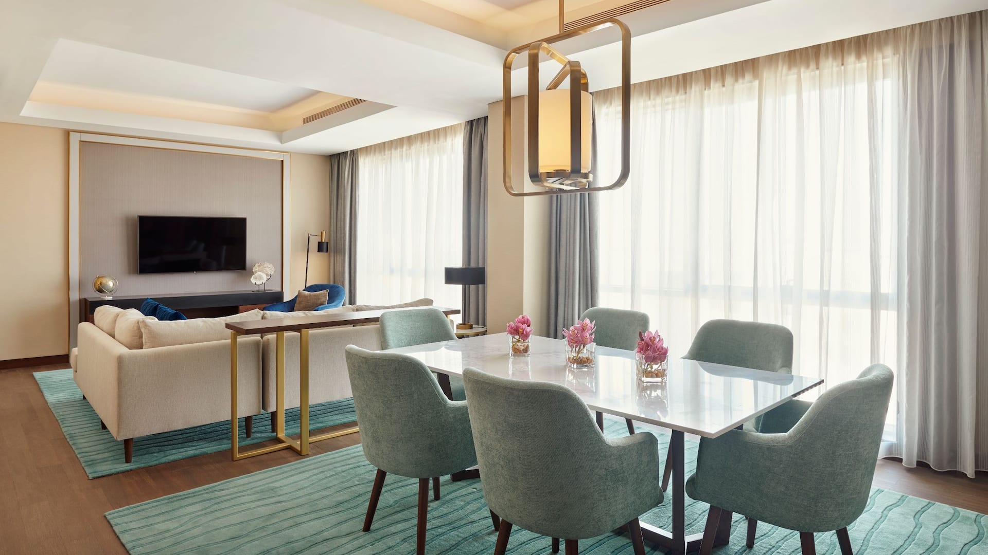 5/6 Grand Hyatt Al Khobar Hotel and Residences Two Bedroom Residence Living Room