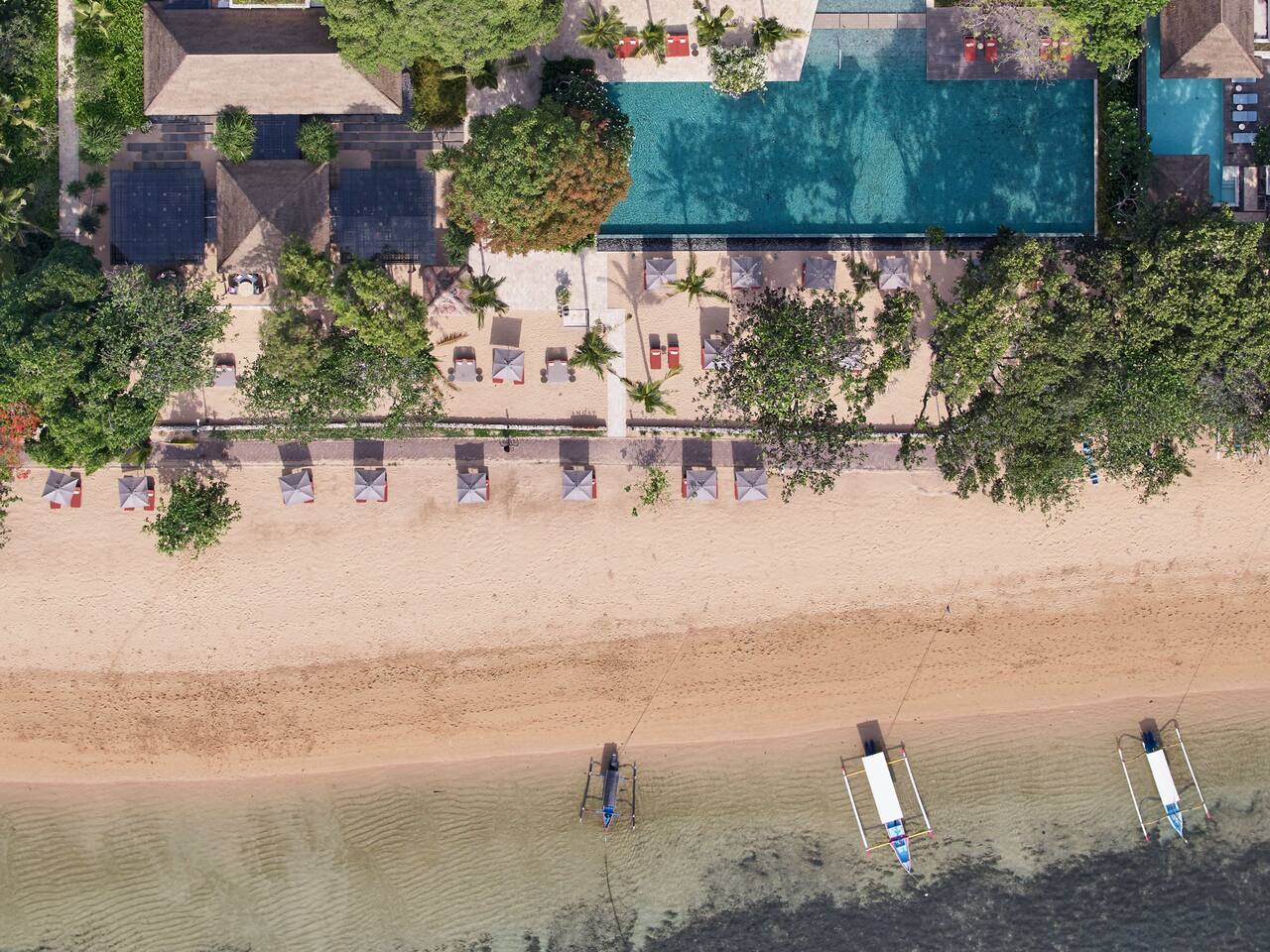 Seaside Fishermans Village, Andaz Bali Aerial view