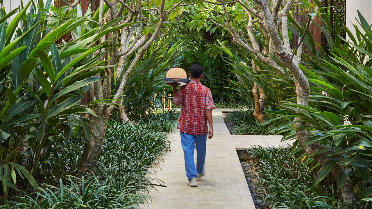 Garden Hallway at Andaz Bali