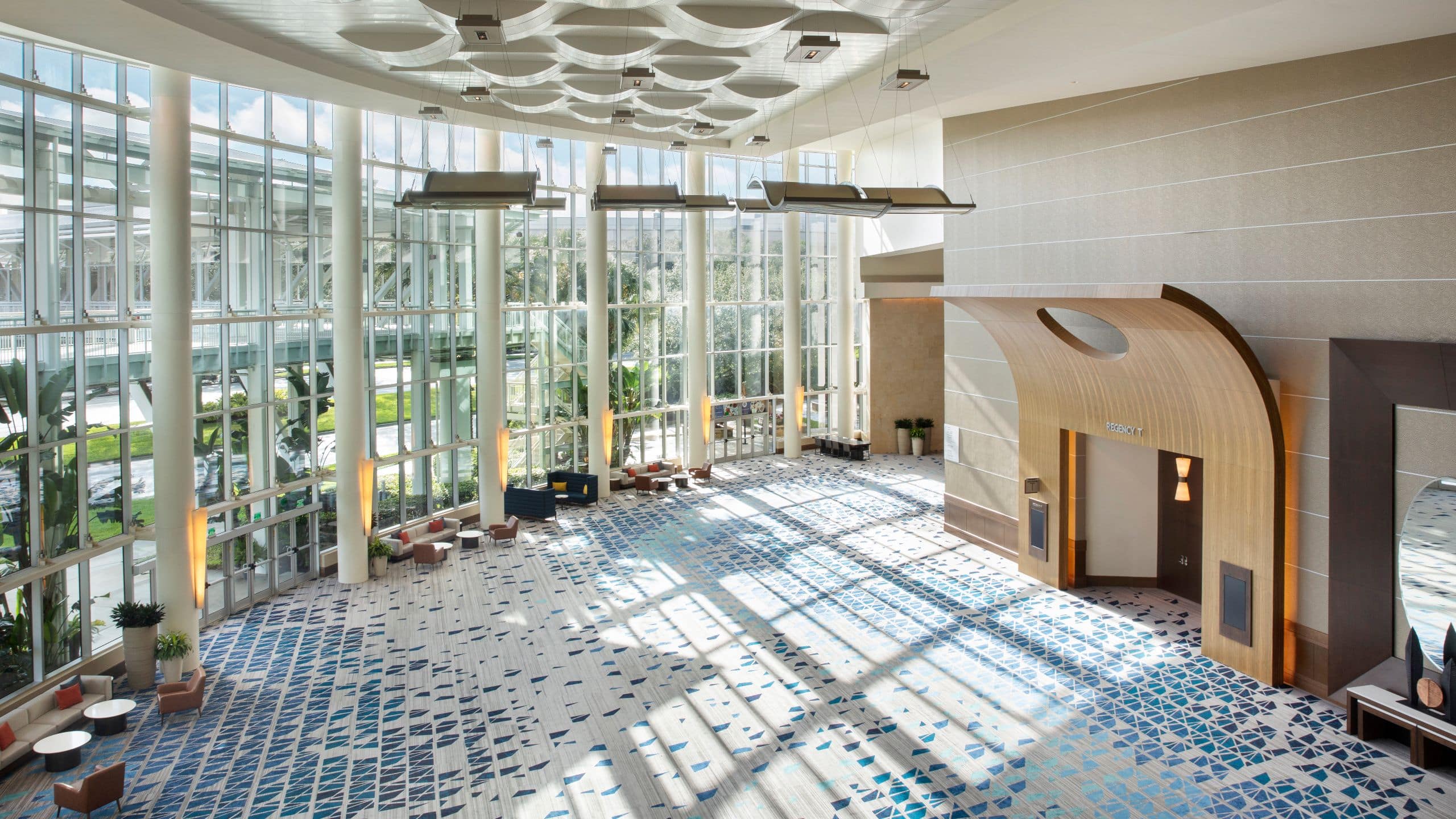 Hyatt Regency Orlando Regency Foyer Rotunda Sunlight