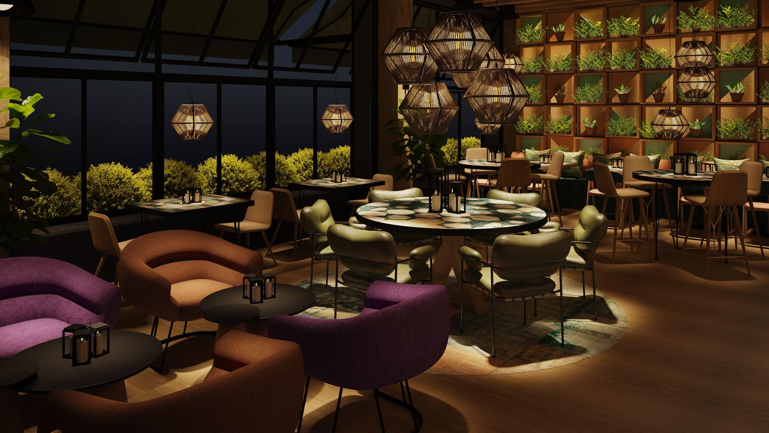 Hyatt Centric Sector 17 Chandigarh Pan Asian Restaurant And Bar View