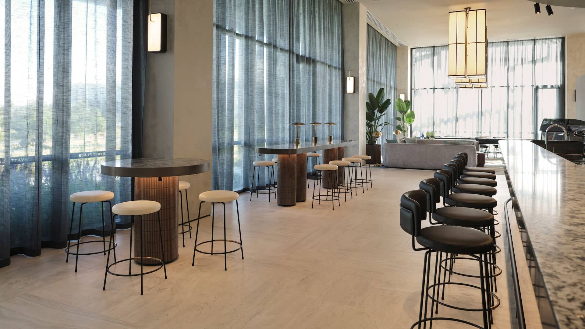 Hyatt Place Melbourne Caribbean Park Bar Lobby Lounge