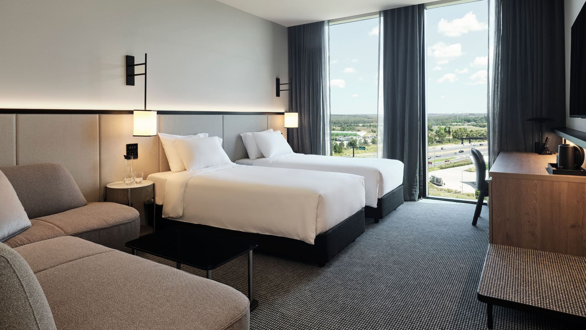 Hyatt Place Melbourne Caribbean Park Twin Guestroom