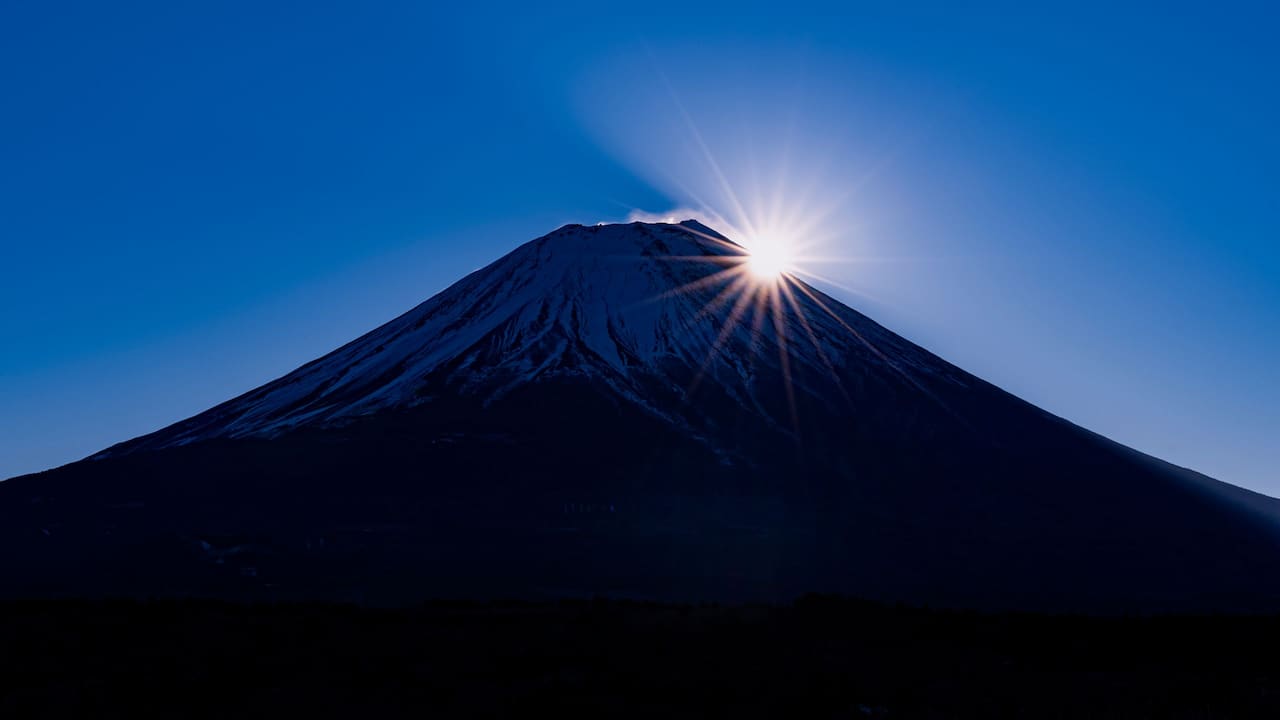 Mt Fuji Sunlight View