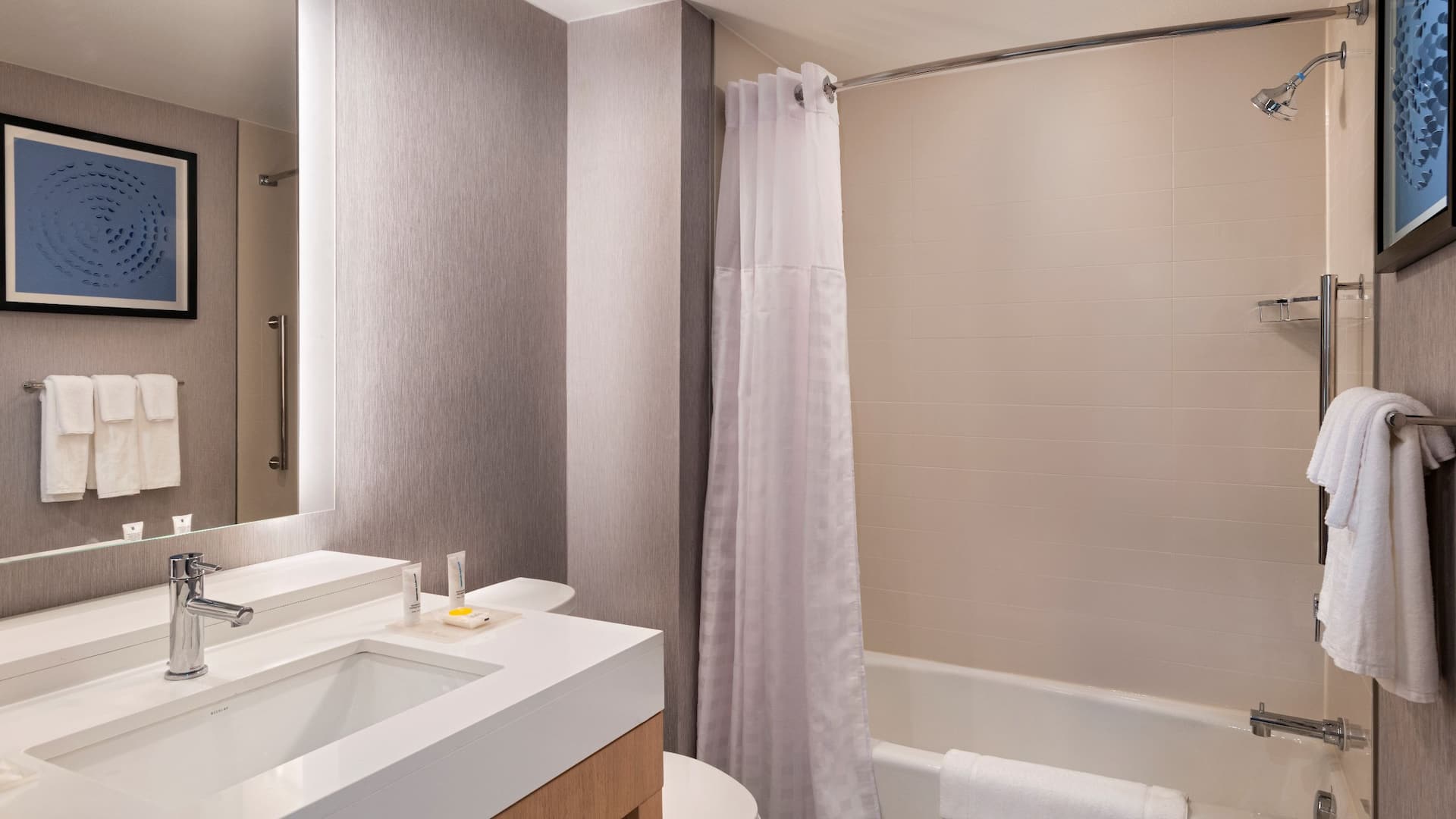 第 4，共 4 Hyatt Place Austin / Lake Travis / Four Points Double Queen Room Bathroom