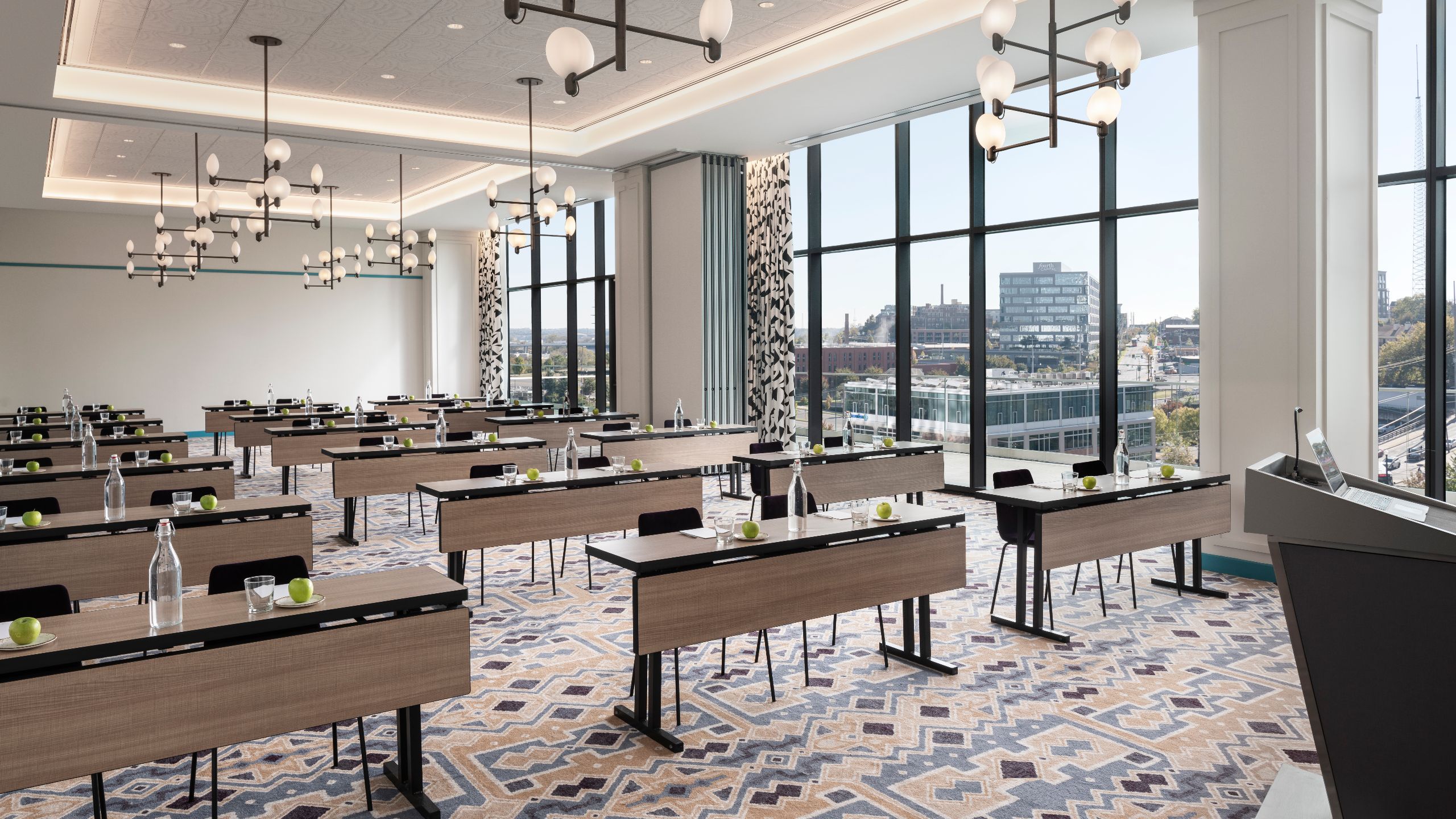 1 of 3 Hyatt Centric Downtown Nashville Ballroom Classroom Setup