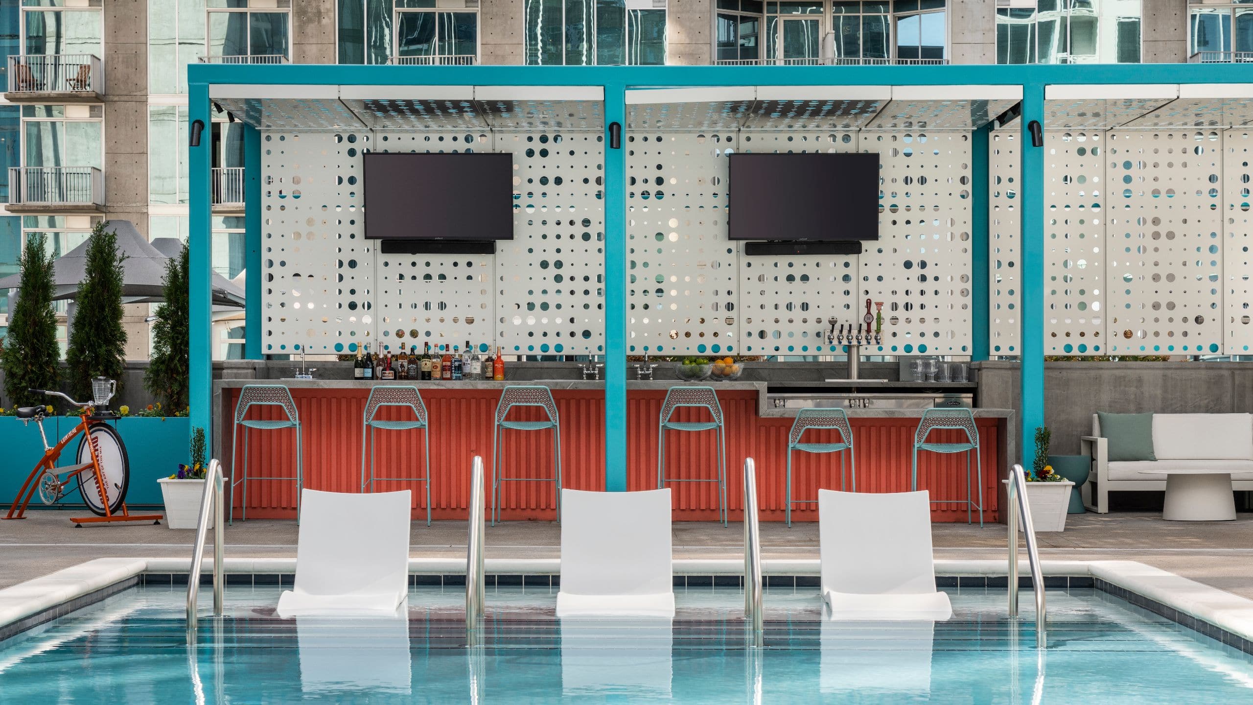 1 of 5 Hyatt Centric Downtown Nashville Lalas Rooftop Bar