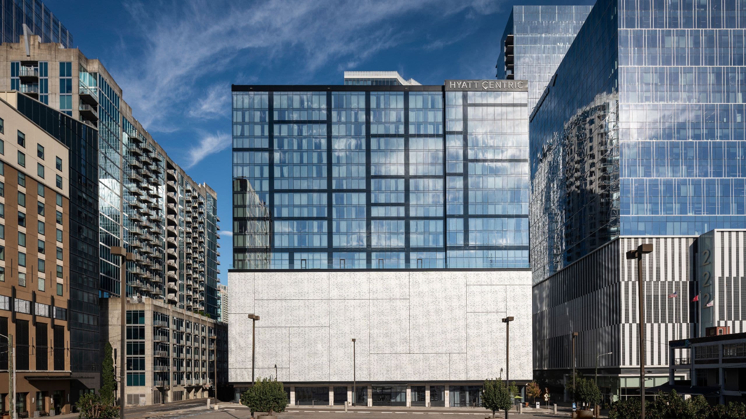 Hyatt Centric Downtown Nashville Front Exterior Daytime