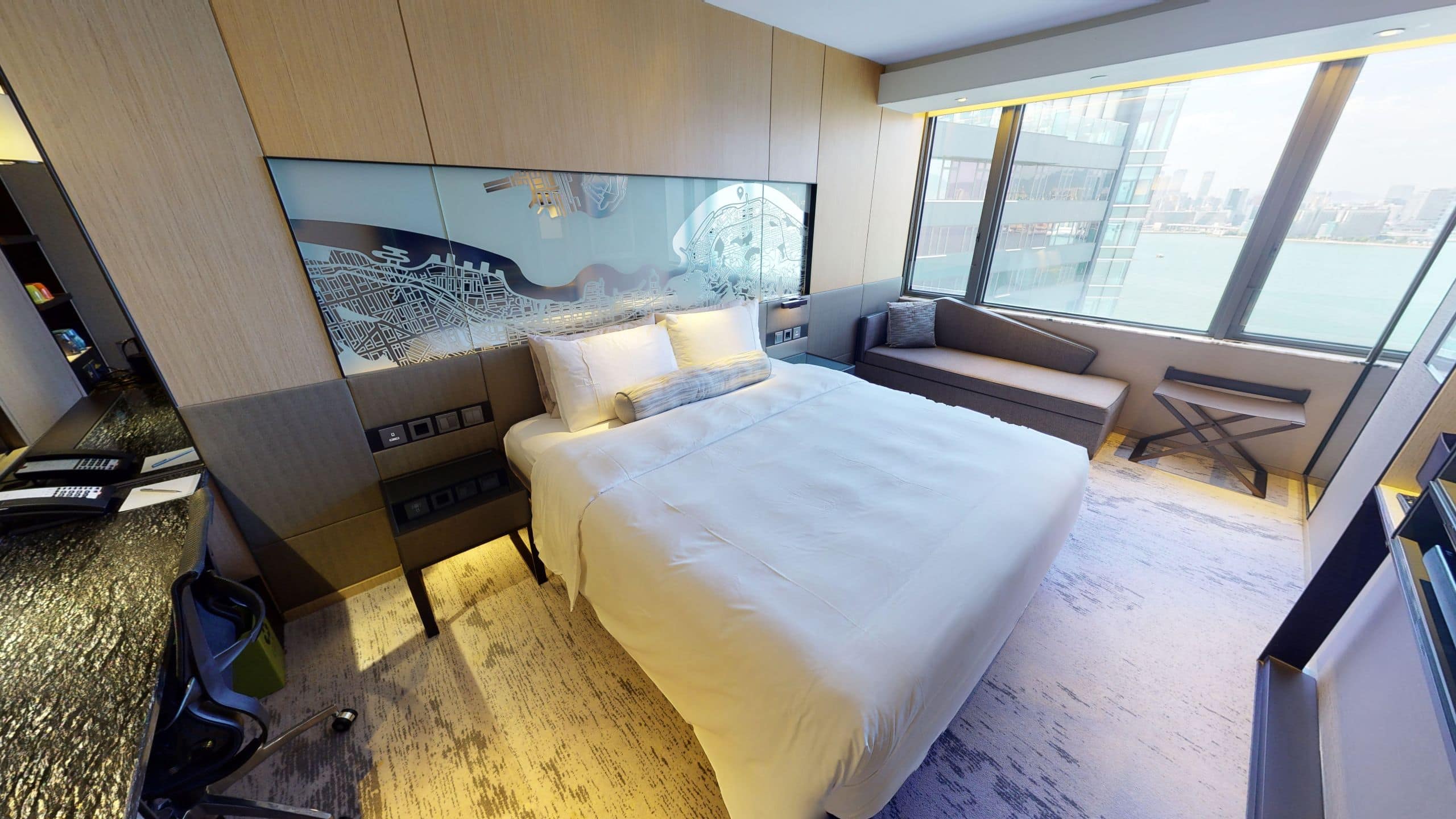 Hyatt Centric Victoria Harbour Hong Kong King Bed West Wing