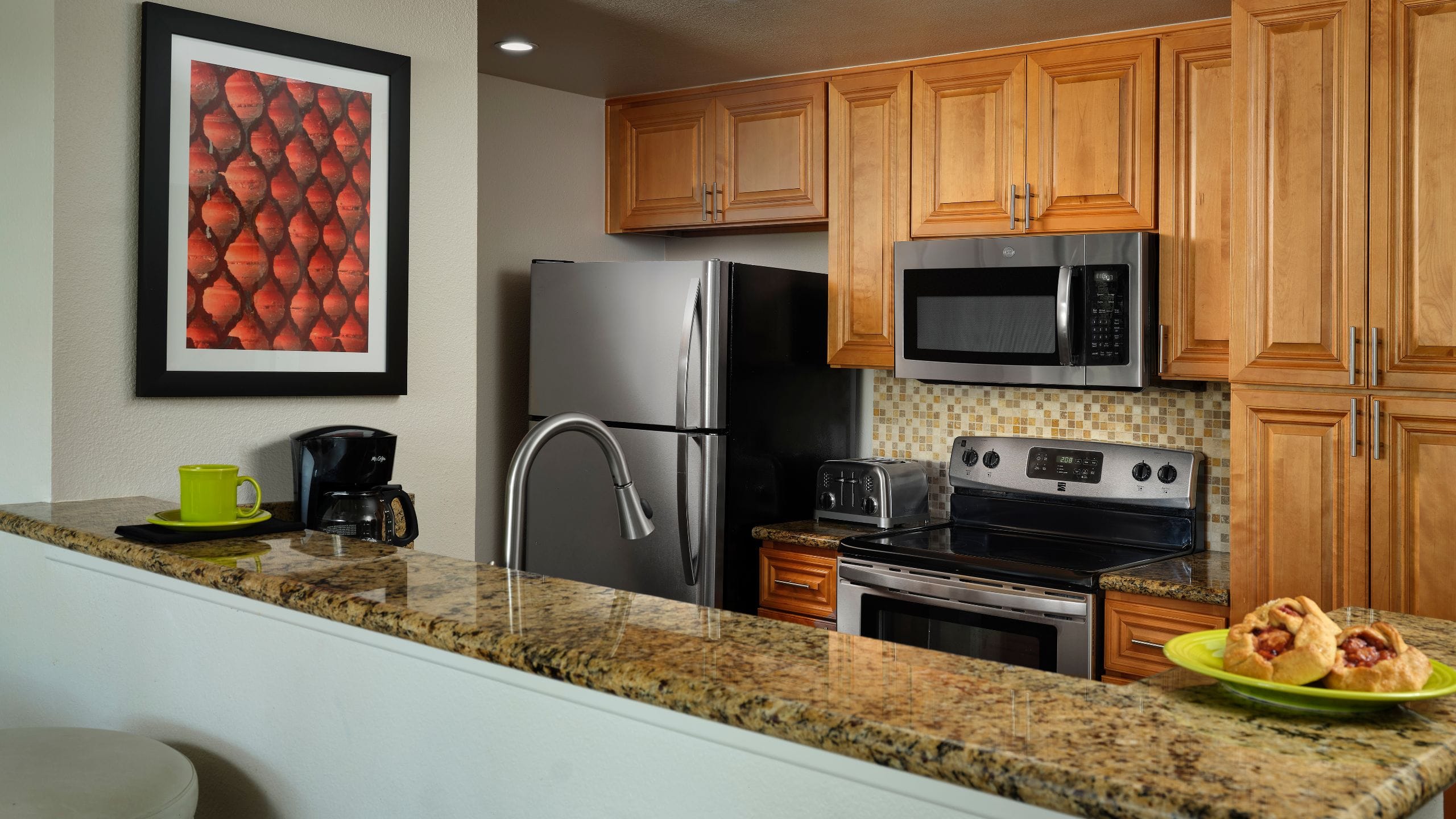 Desert Oasis One Bedroom Villa Kitchen