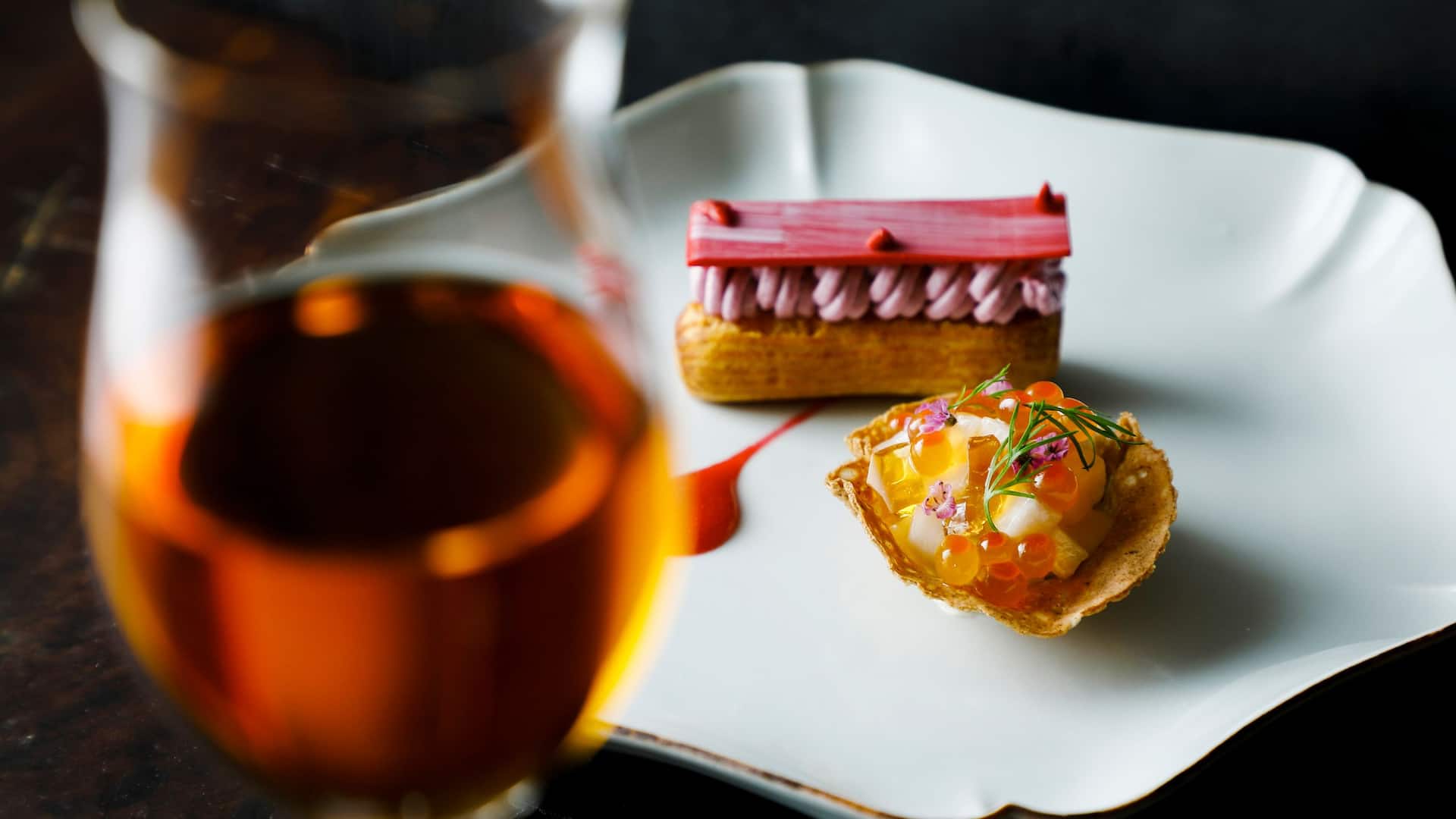 The Living Room Afternoon Tea Cassis Scallop
