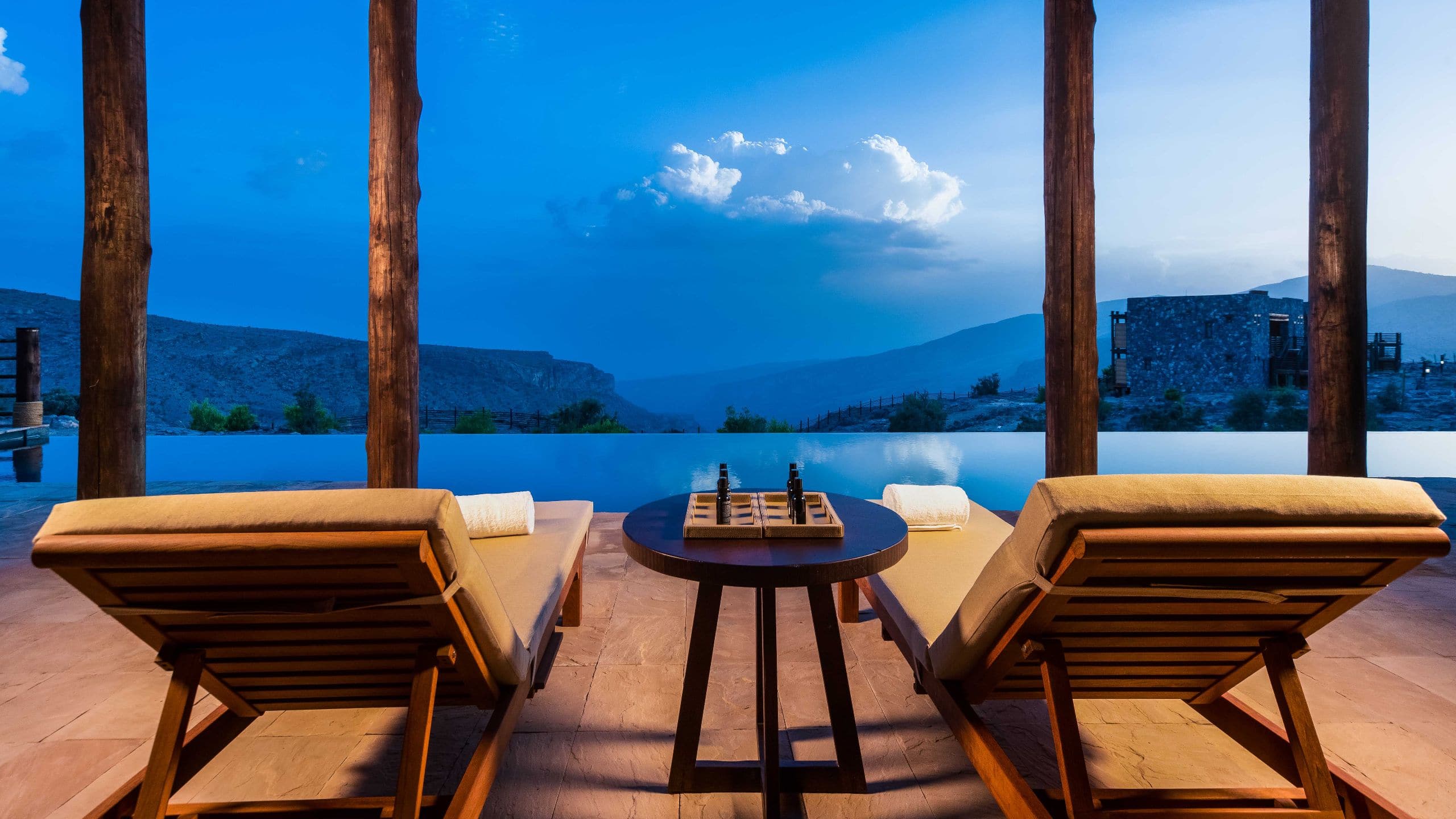 4 de 9 Alila Jabal Akhdar Jabal Villa Winter Pool View