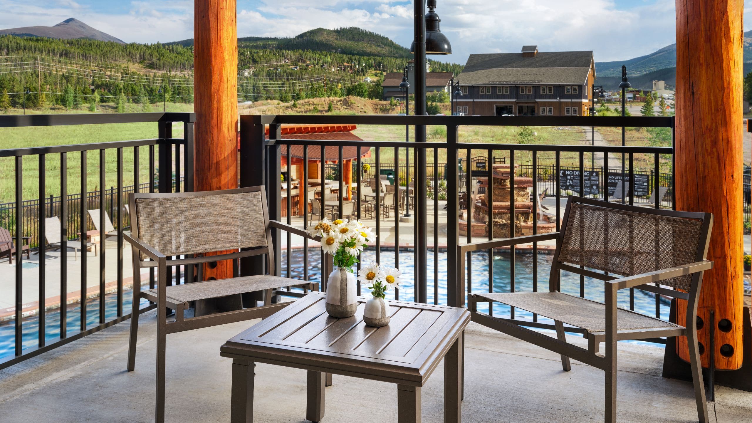 The Ranahan One Bedroom Suite Balcony Pool View