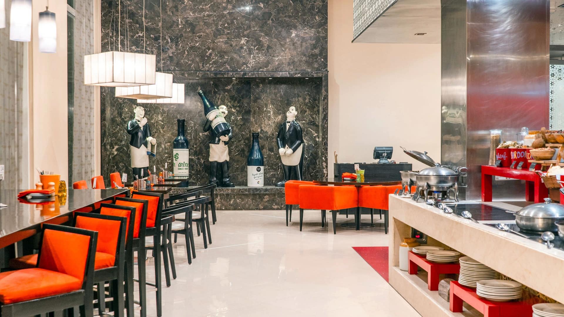 Hyatt Place Gurgaon Udyog Vihar Restaurant Seating