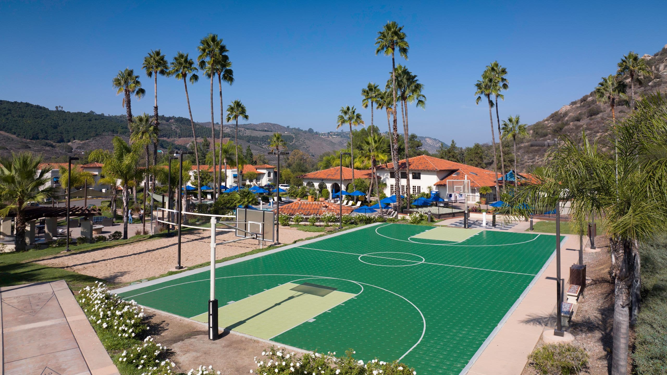 The Welk Basketball And Volleyball Courts