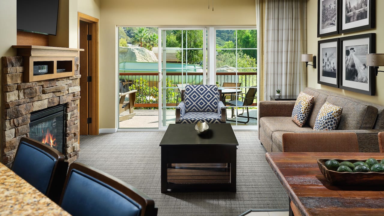 Mountain Villas One Bedroom Villa Living Room