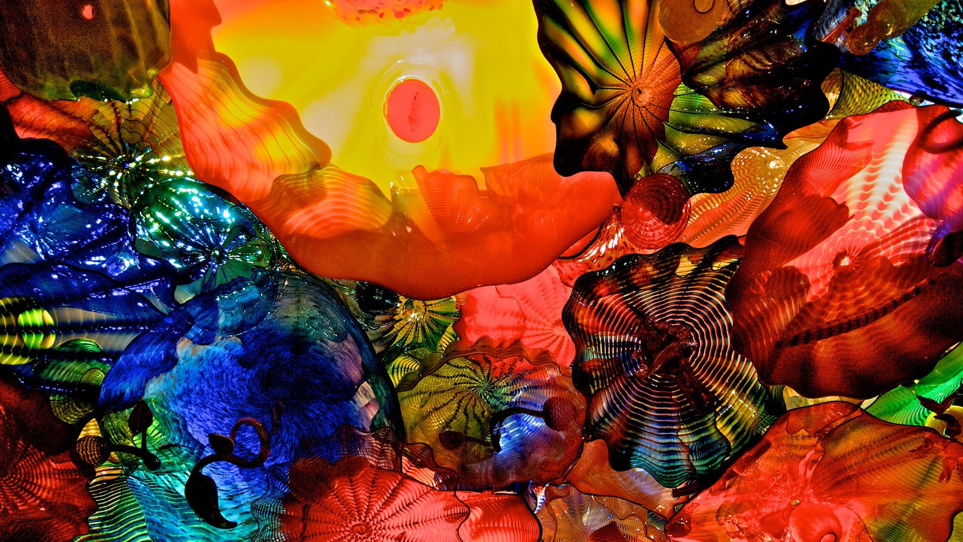 Grand Hyatt Seattle Glass Art