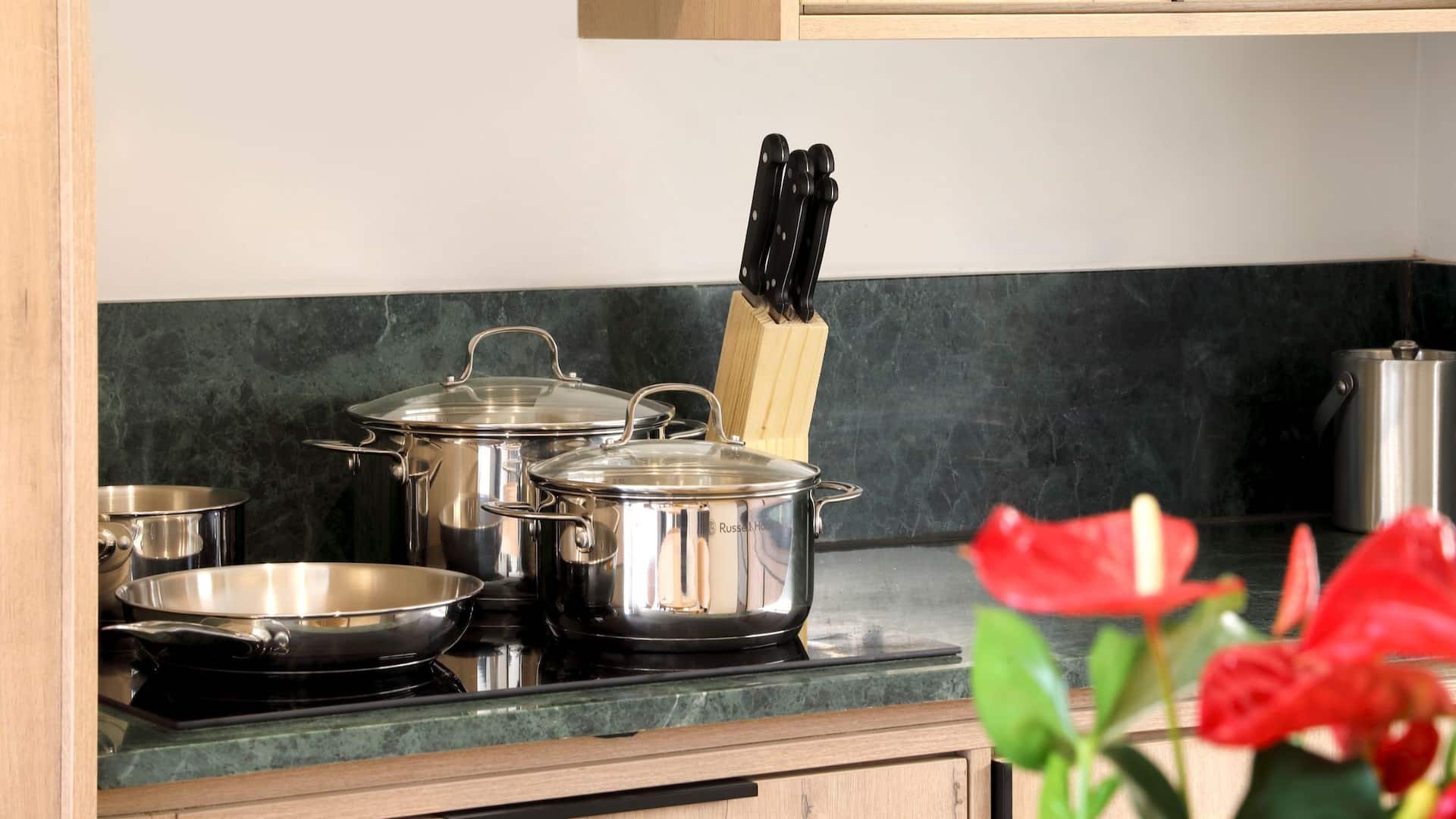 Hyatt House Johannesburg Rosebank Two Bedroom Kitchen Utensils