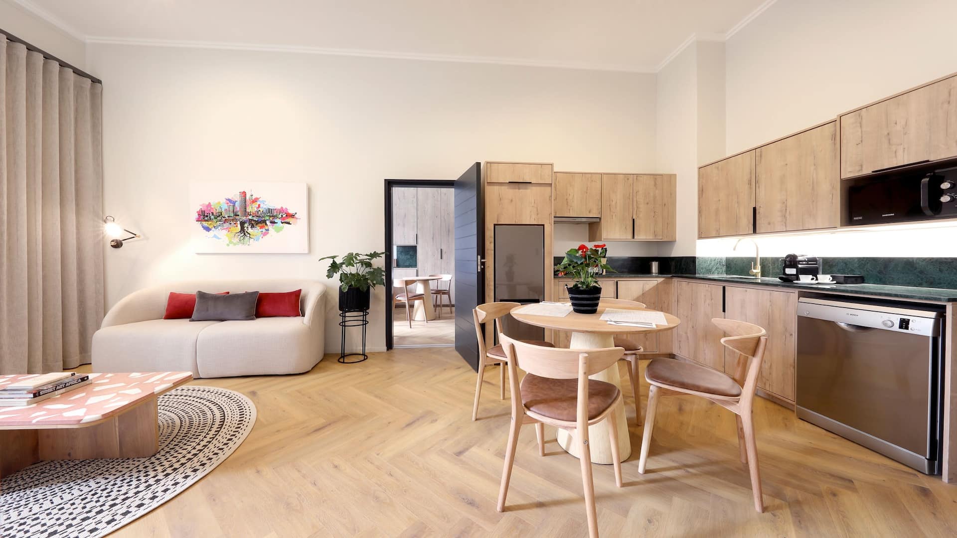 Hyatt House Johannesburg Rosebank Suite Living Dining Areas