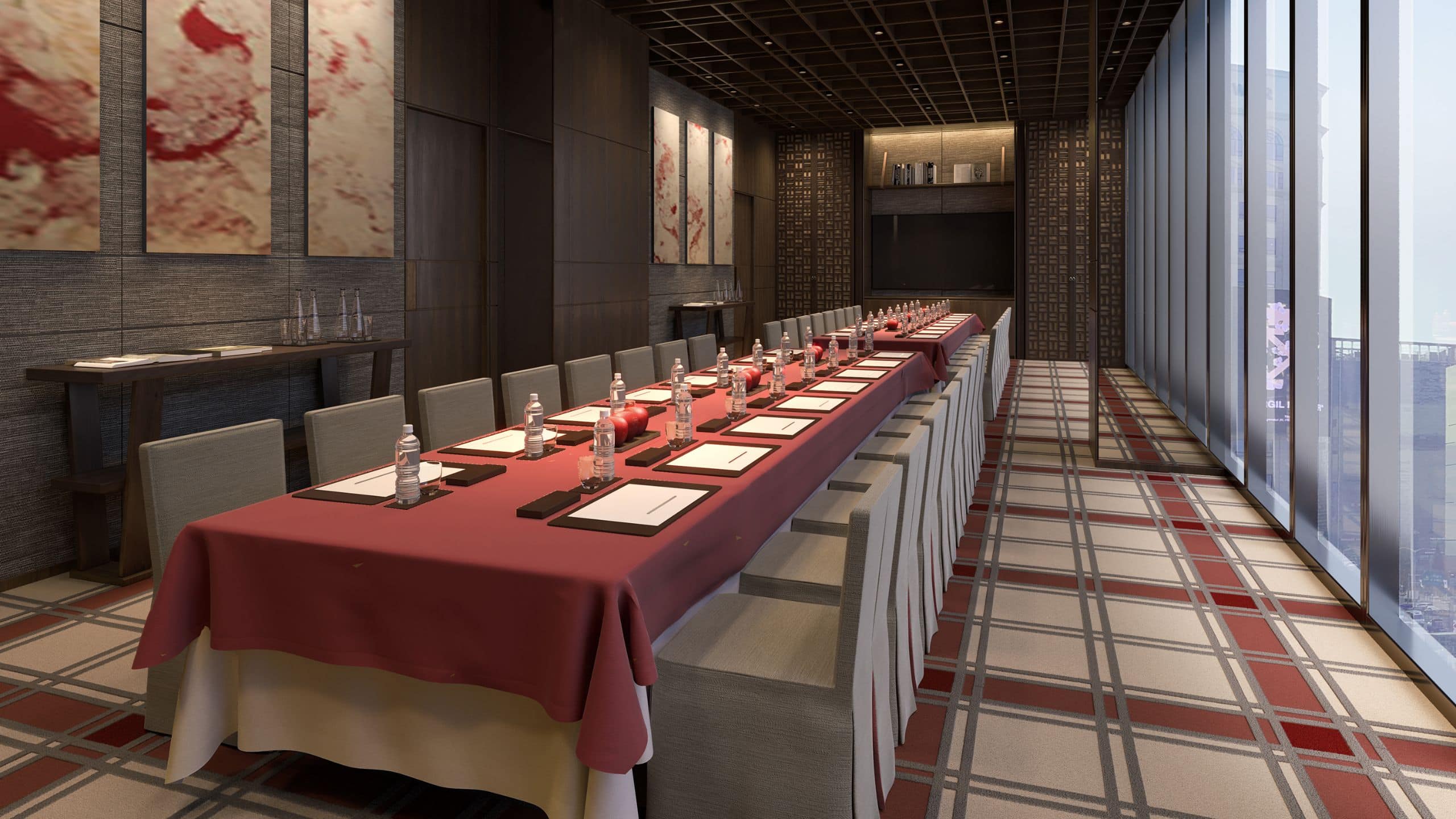 Park Hyatt Seoul Boardroom Setup